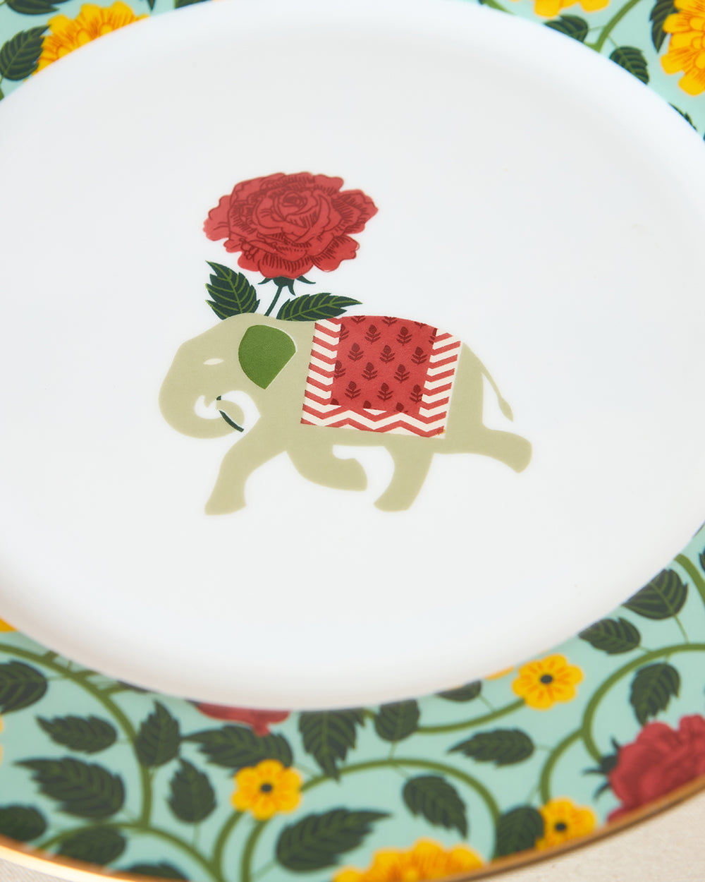 Royal Tusker Cake Stand , 10"dia | Palace Memoirs