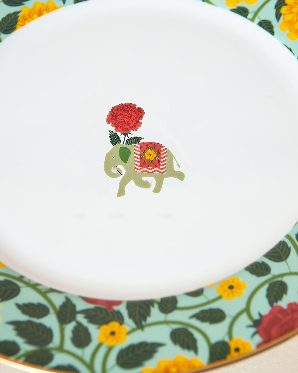 Royal Tusker Cake Stand , 10"dia | Palace Memoirs