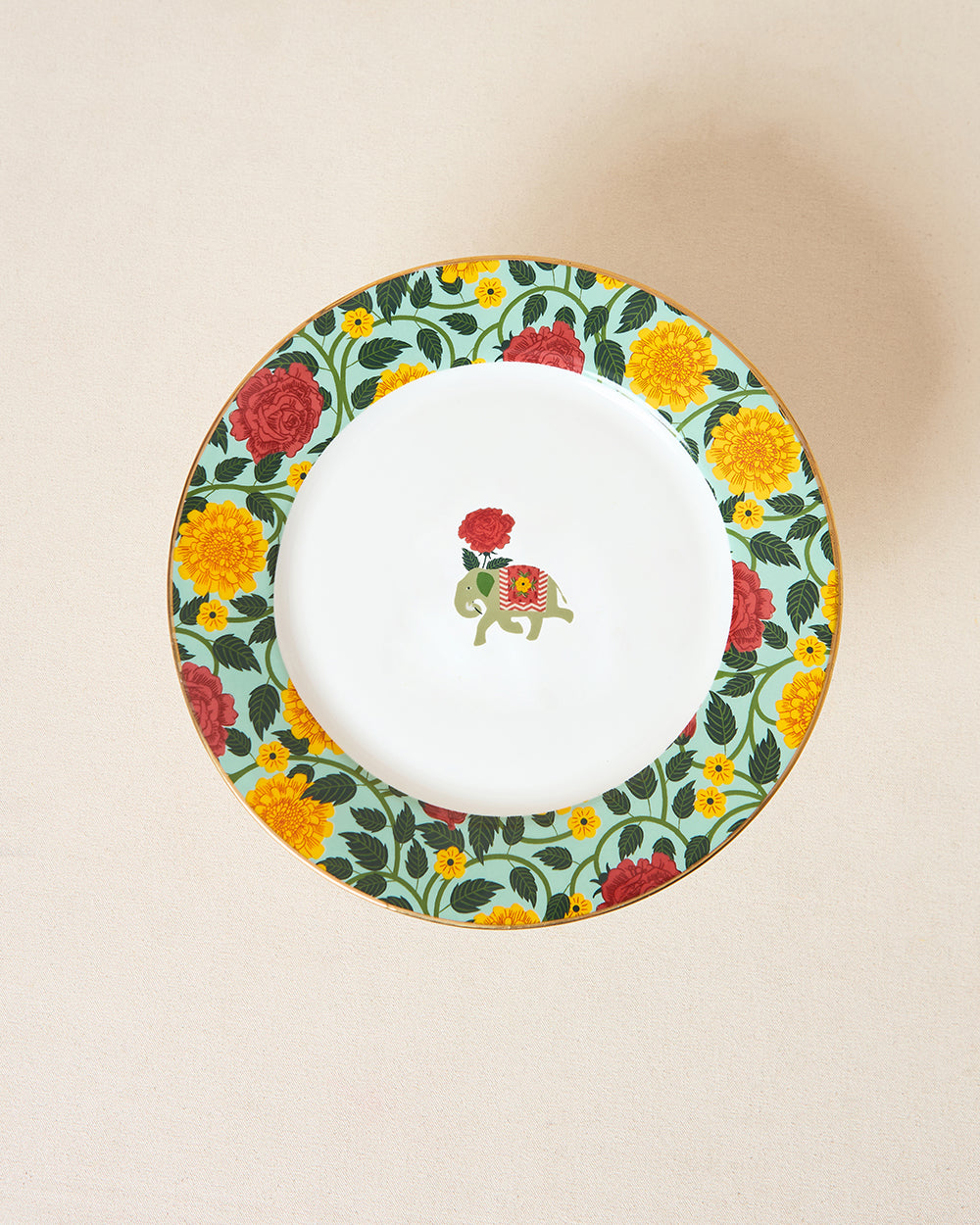 Royal Tusker Cake Stand , 10"dia | Palace Memoirs