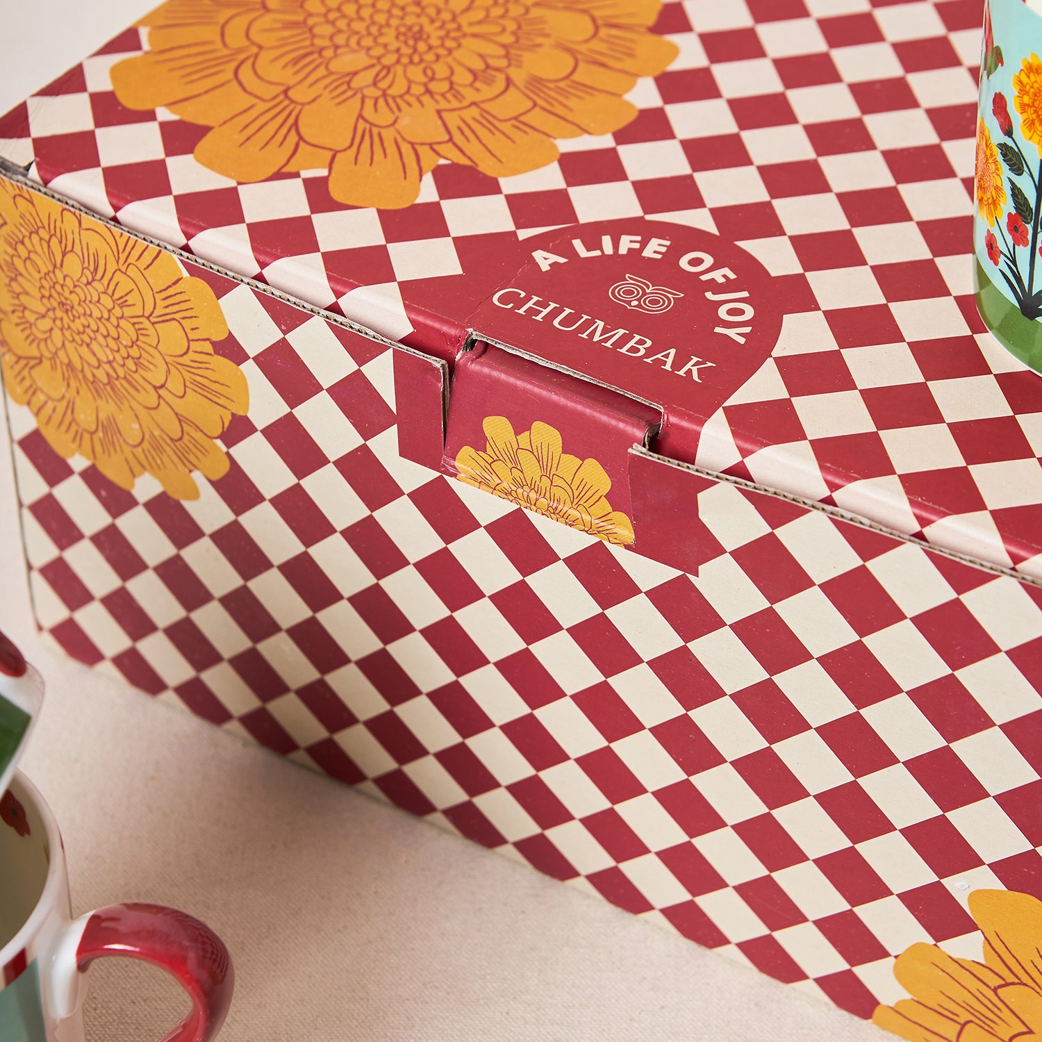Rani Bagh Mugs Gift Set - Set of 6, 220 ml | Palace Memoirs