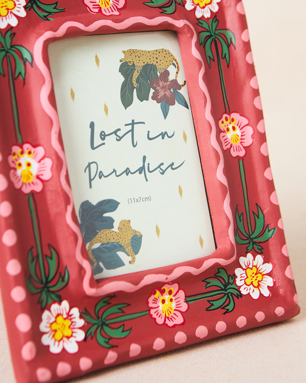 Wild Bloom Paper Mache Photo Frame | Lost in Paradise
