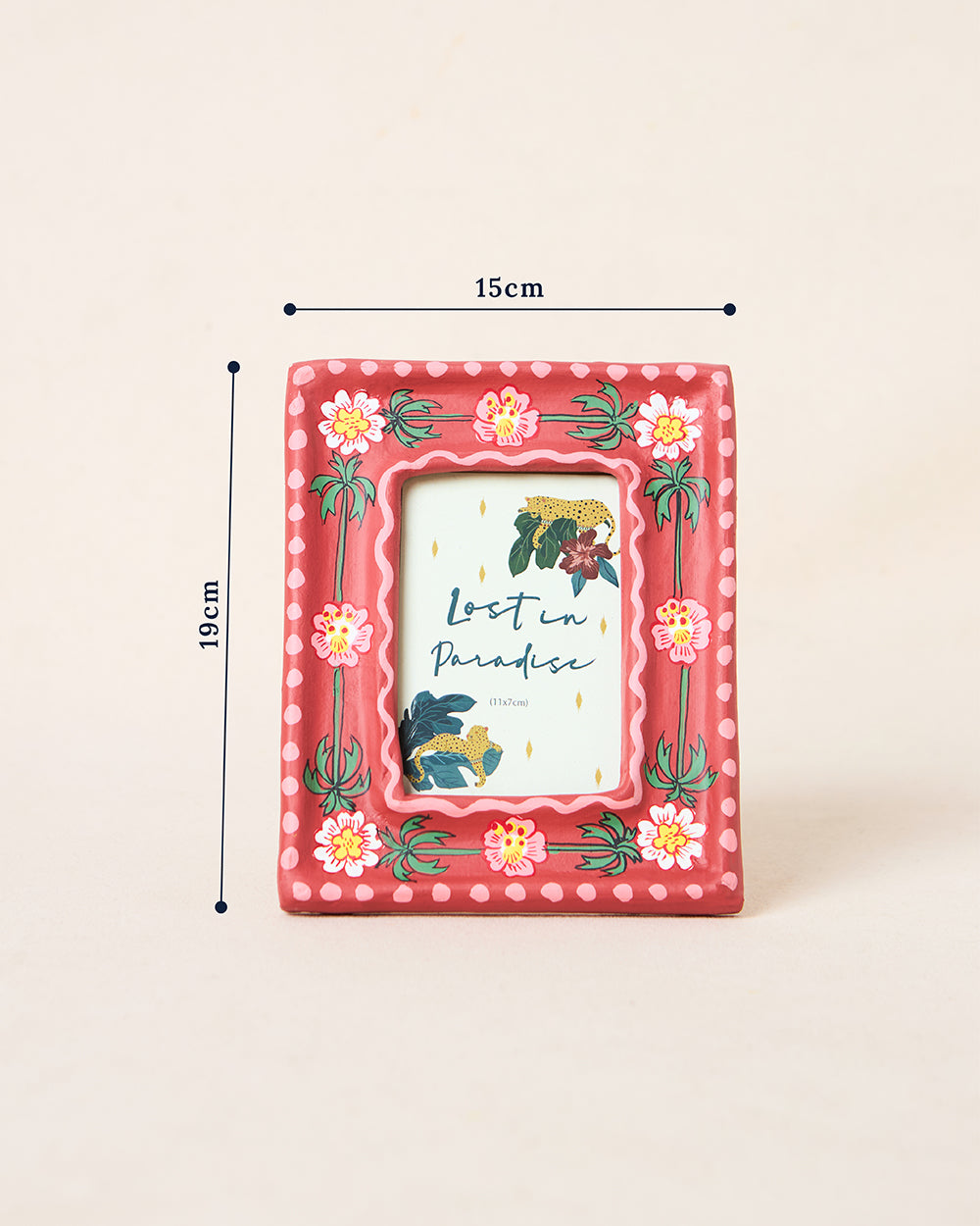 Wild Bloom Paper Mache Photo Frame | Lost in Paradise