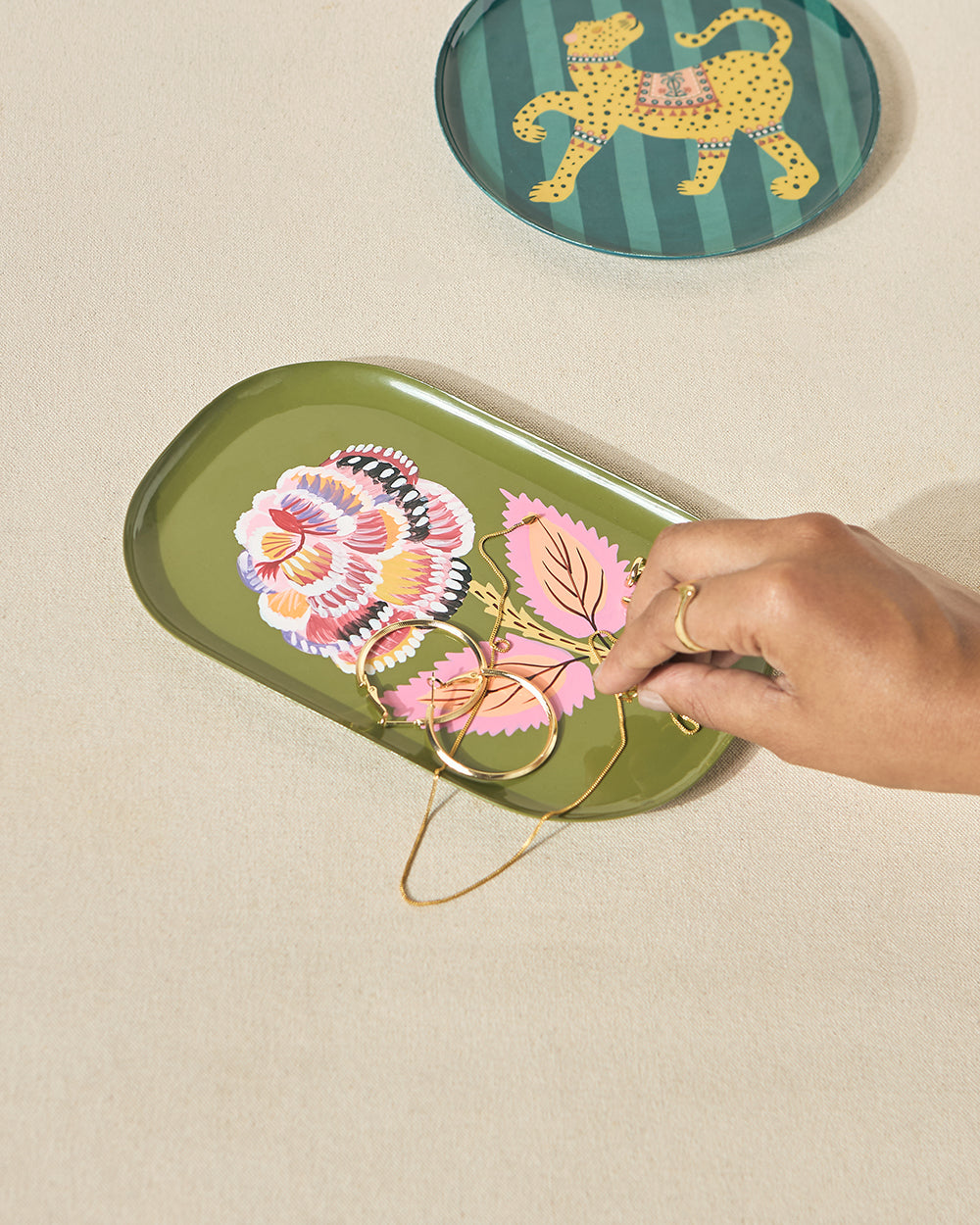 Wildflower Trinket Tray, Hand-painted | Lost in Paradise