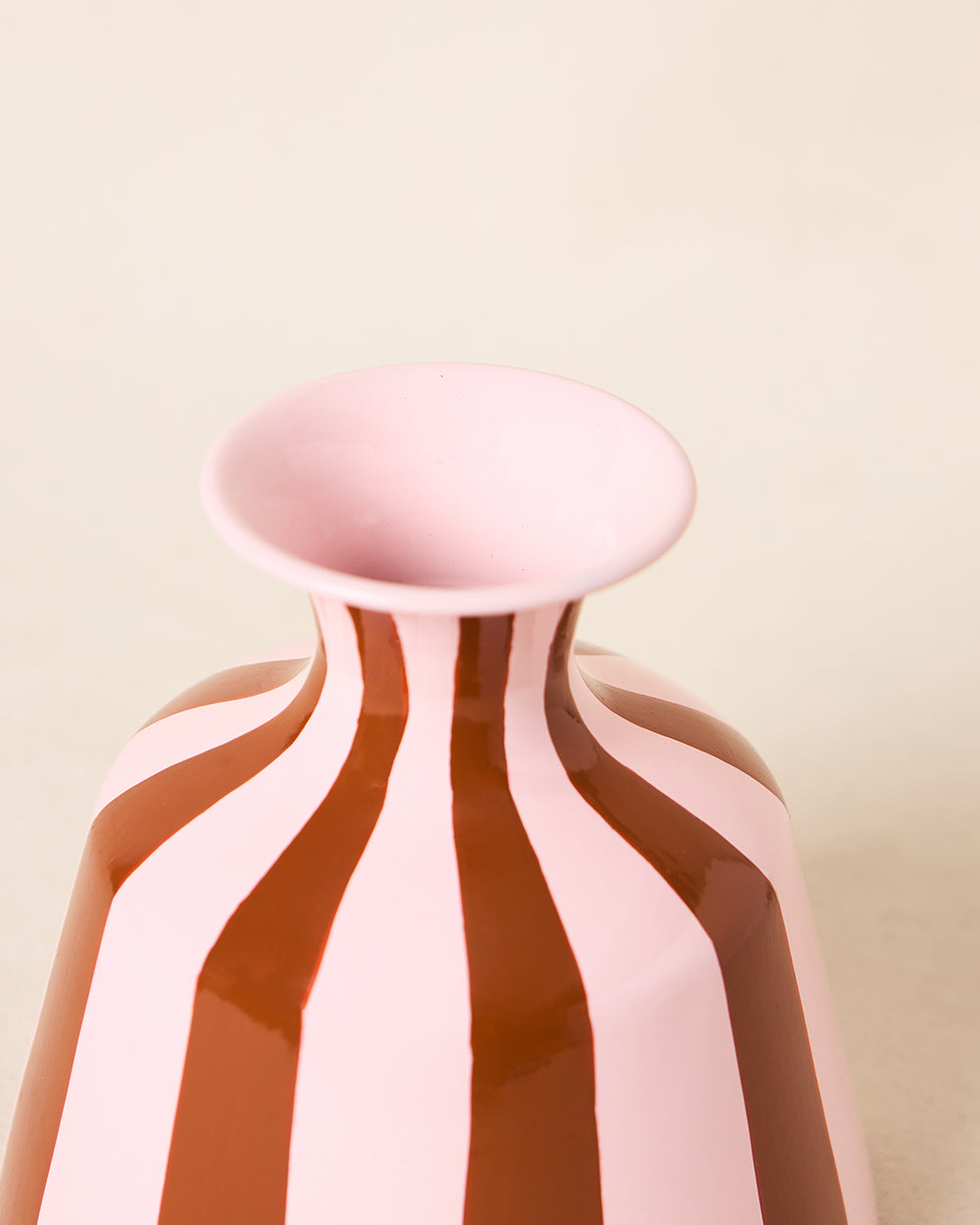Paradise Stripes Vase, Hand-painted | Lost in Paradise