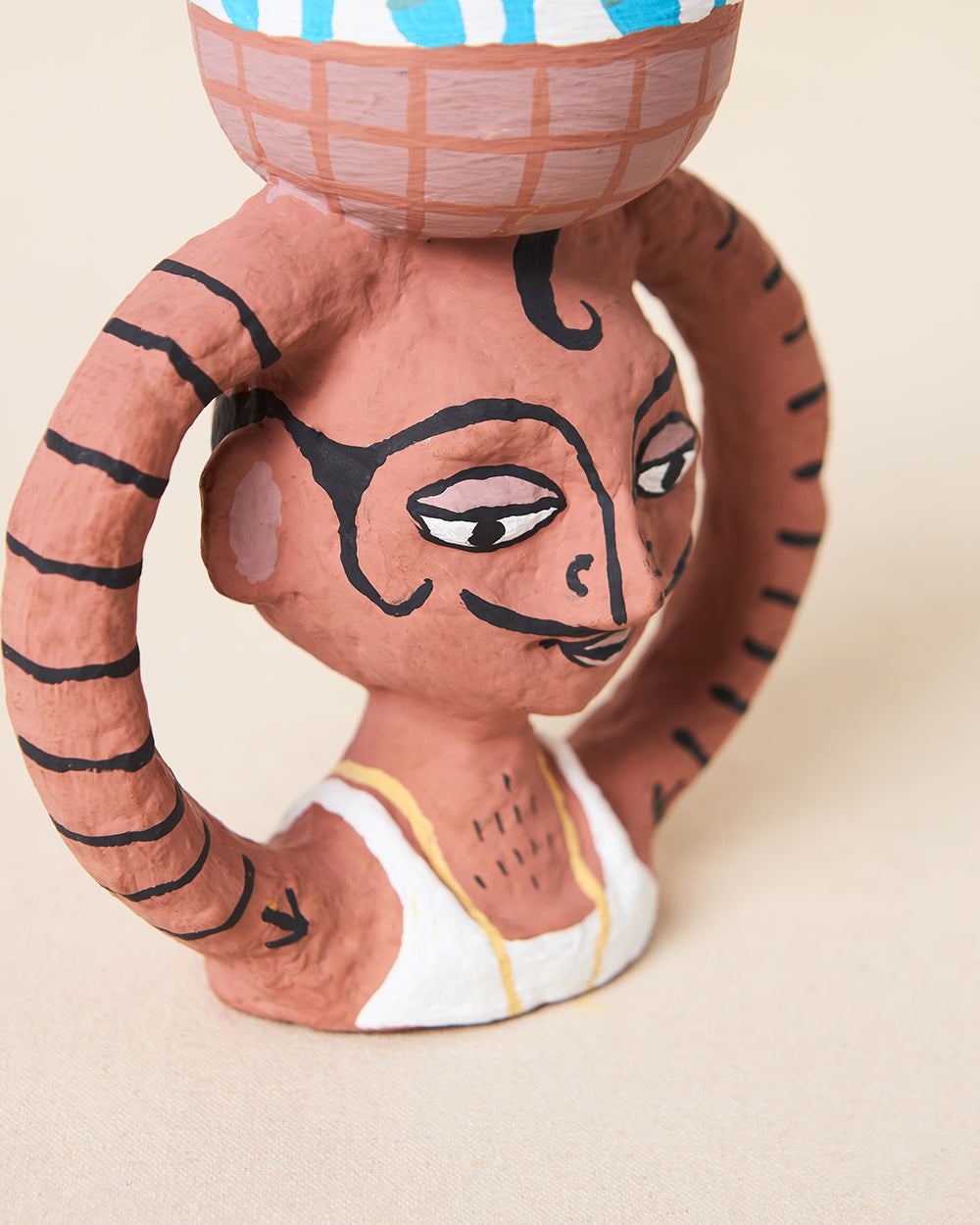 Bala Paper Mache Candle Stand | Lost in Paradise