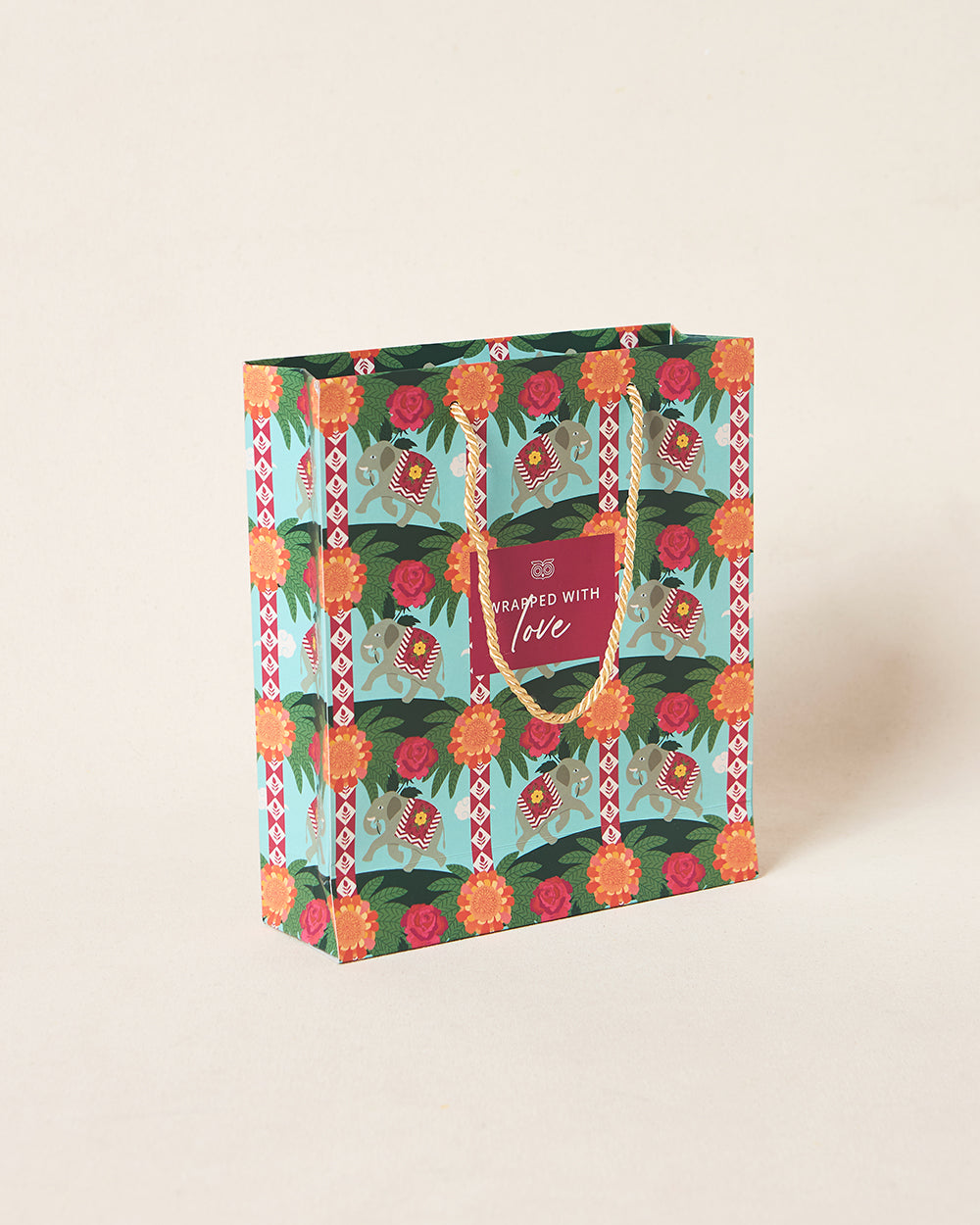 Rani Bagh Gift Bag With Tag, Vertical | Palace Memoirs