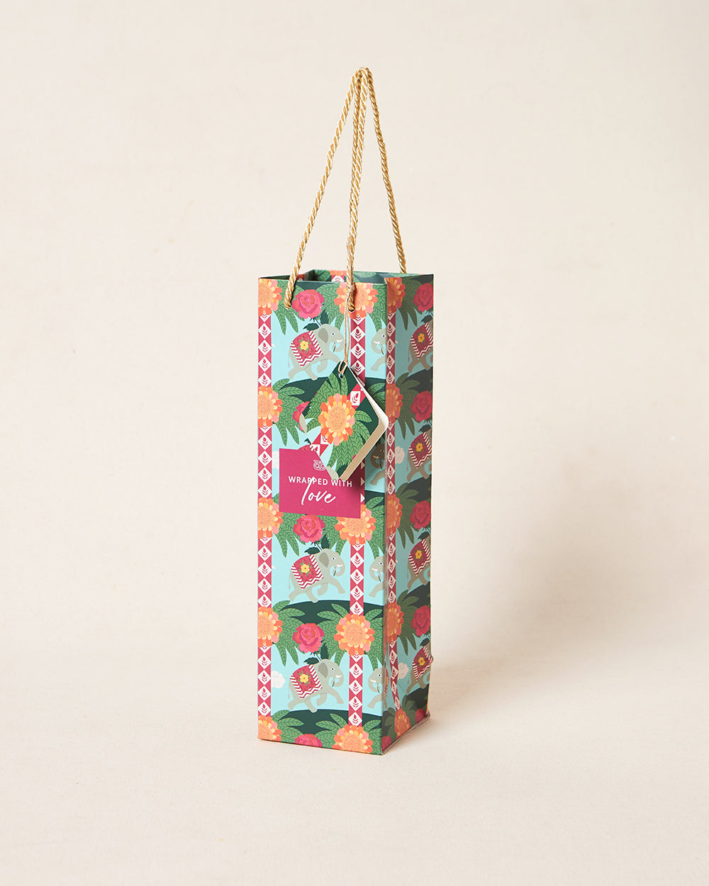 Rani Bagh Bottle Gift Bag With Tag | Palace Memoirs