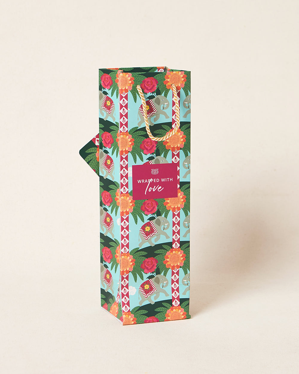 Rani Bagh Bottle Gift Bag With Tag | Palace Memoirs