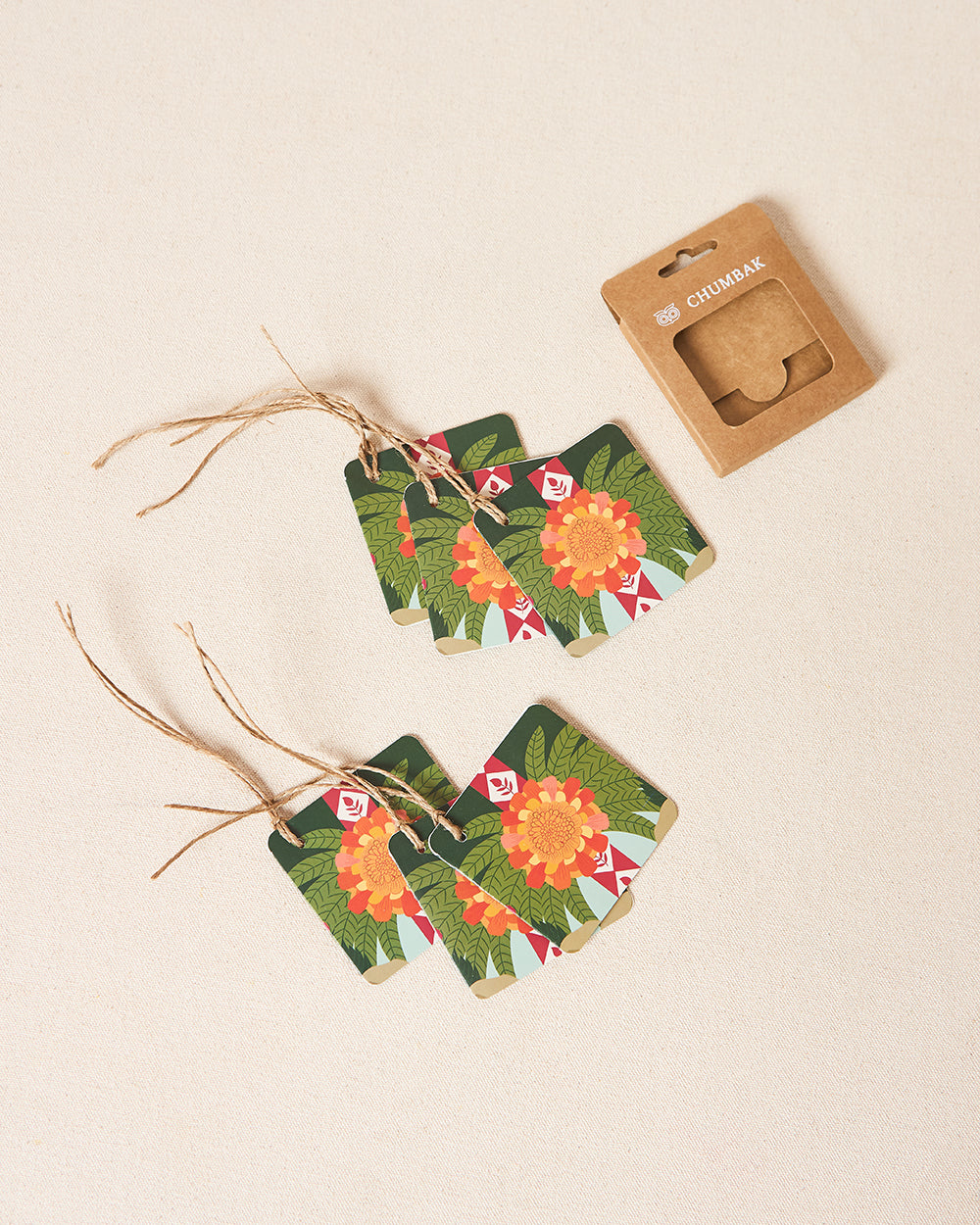 Rani Bagh Gift Tags, Set of 6 | Palace Memoirs