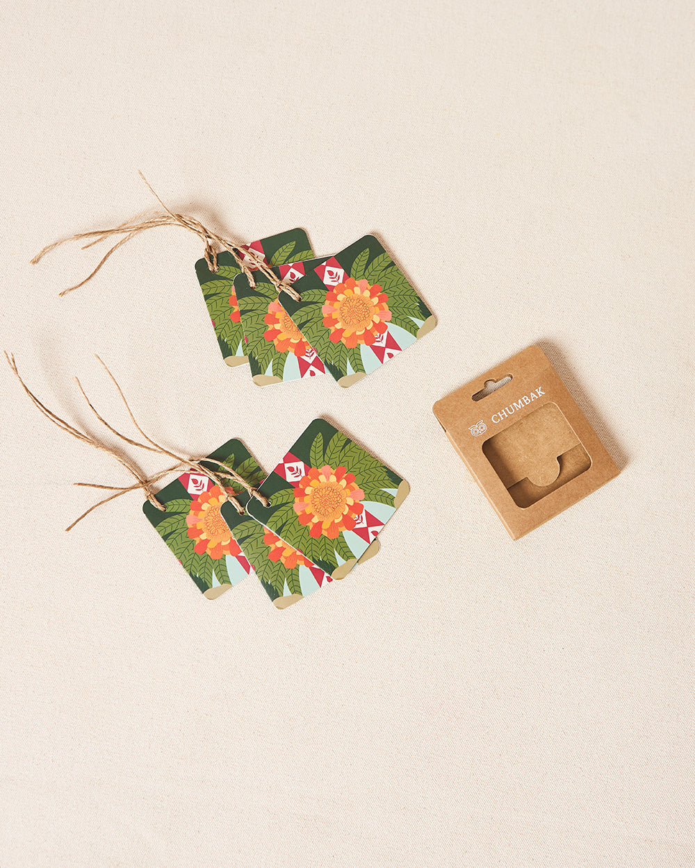 Rani Bagh Gift Tags, Set of 6 | Palace Memoirs