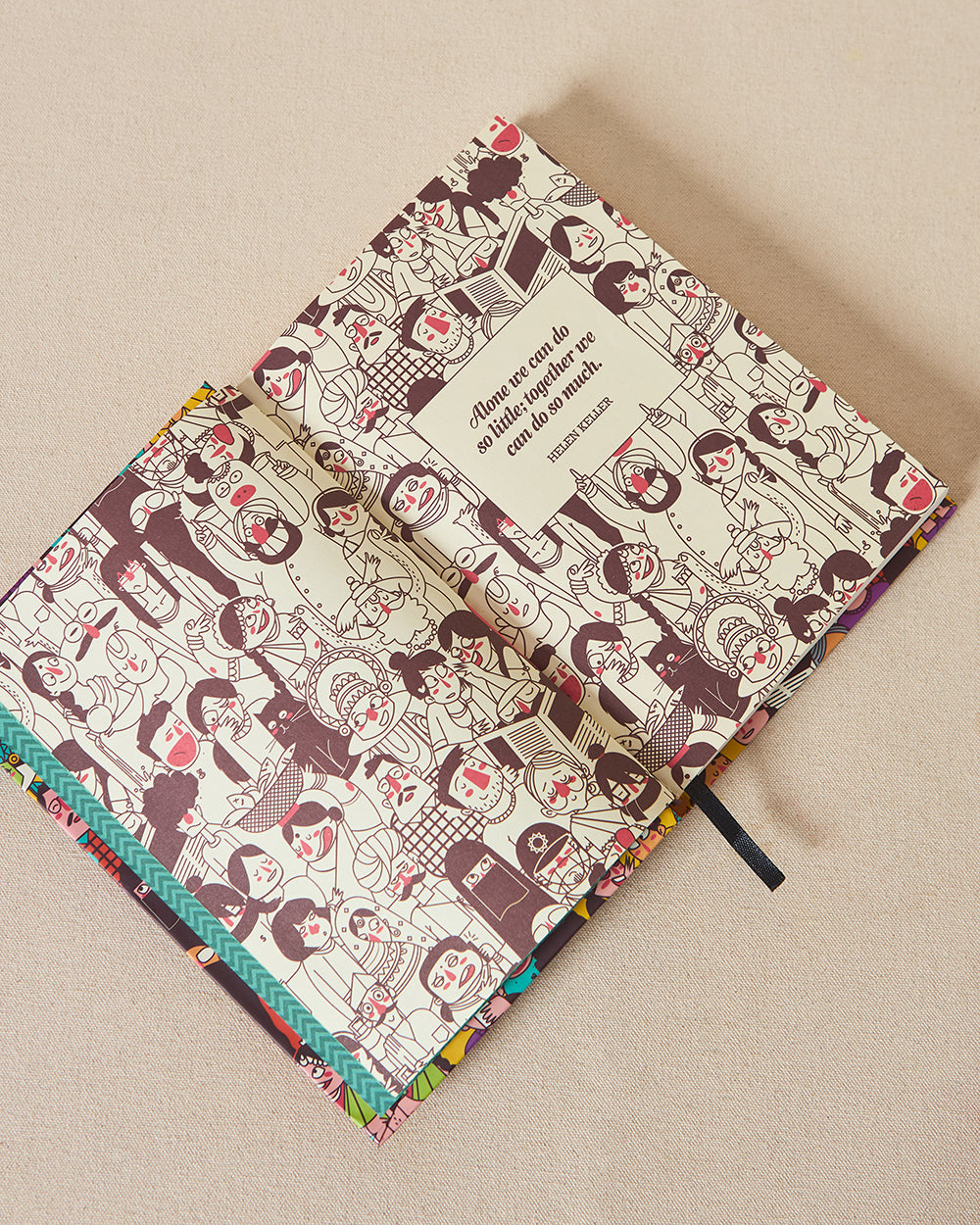 Colorful Faces of India Undated Planner