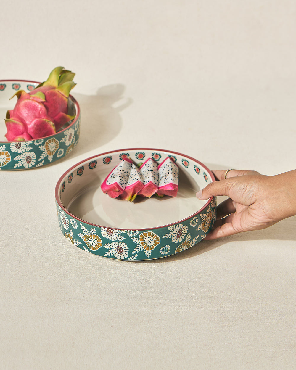 Wildflower Serving Bowl, 8" dia | Lost in Paradise