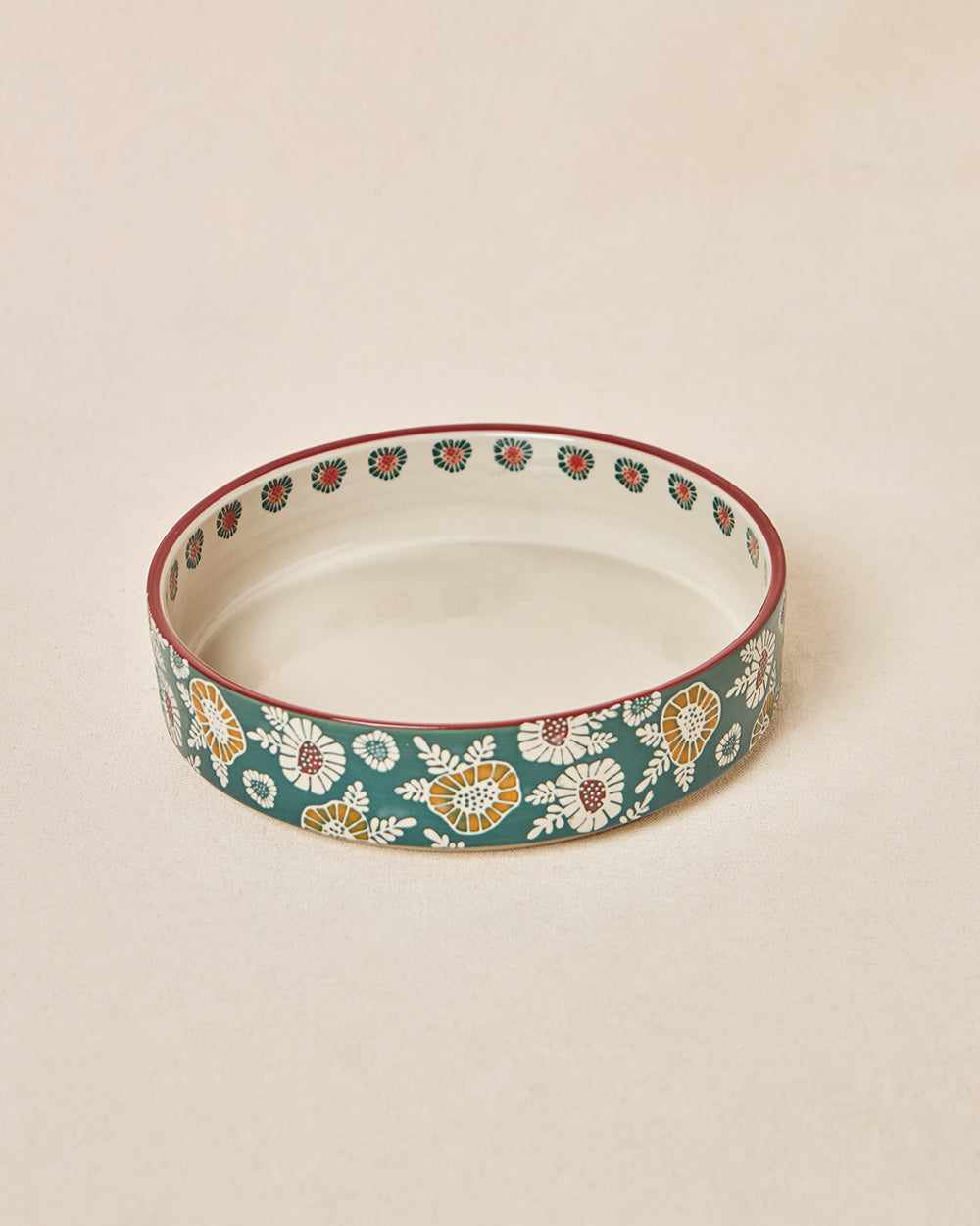 Wildflower Serving Bowl, 8" dia | Lost in Paradise