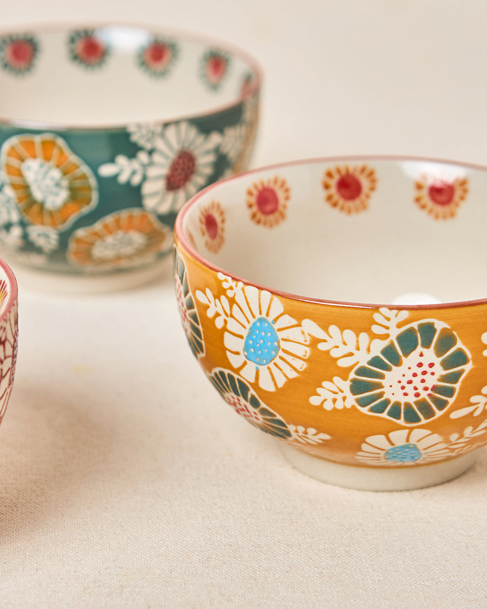 Wildflower Bowls Gift Set of 4, 220ml | Lost in Paradise