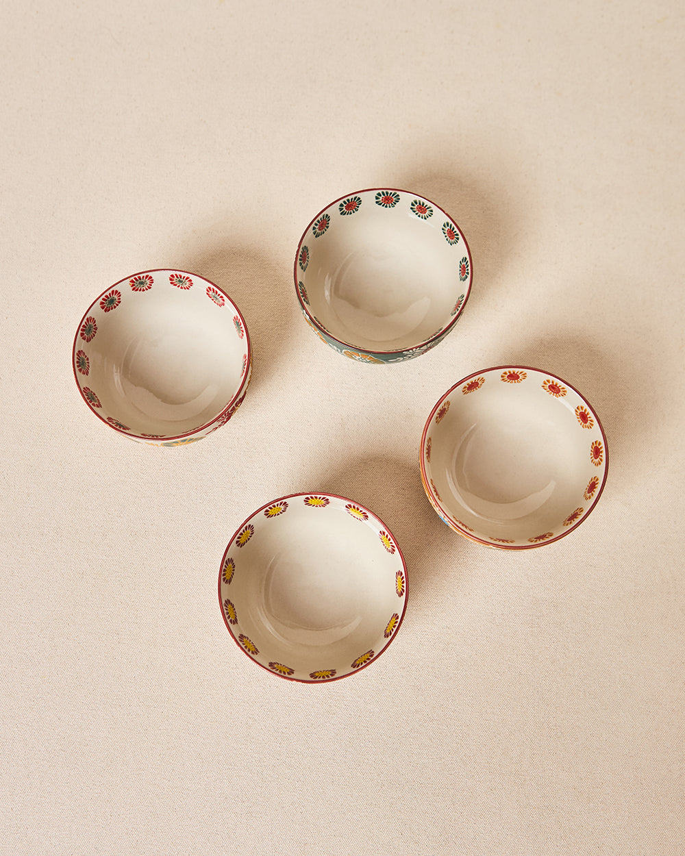 Wildflower Bowls Gift Set of 4, 220ml | Lost in Paradise