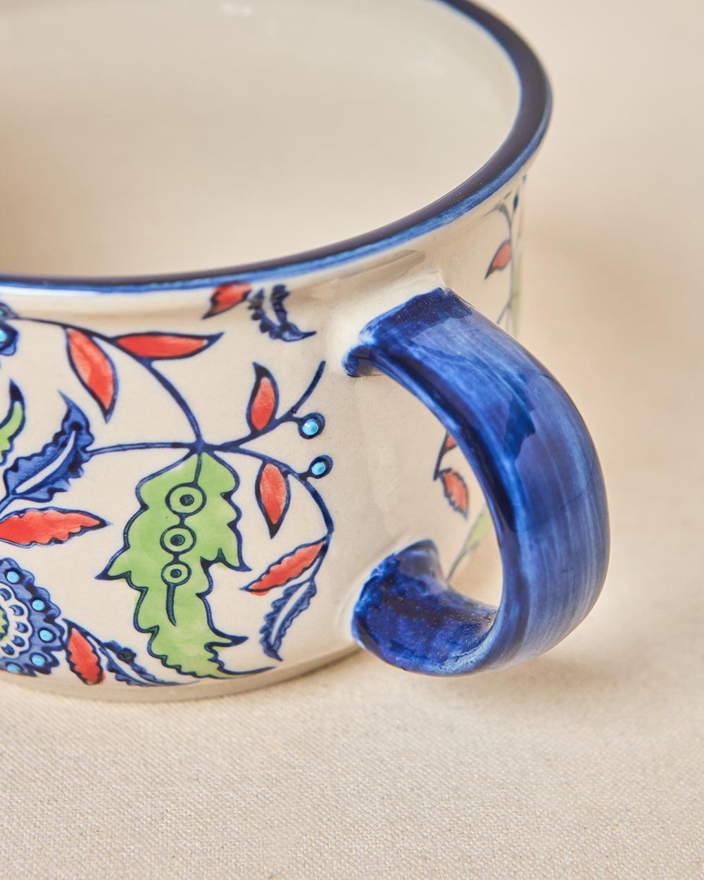 Jaipur Backyard Soup Mug, 650ml