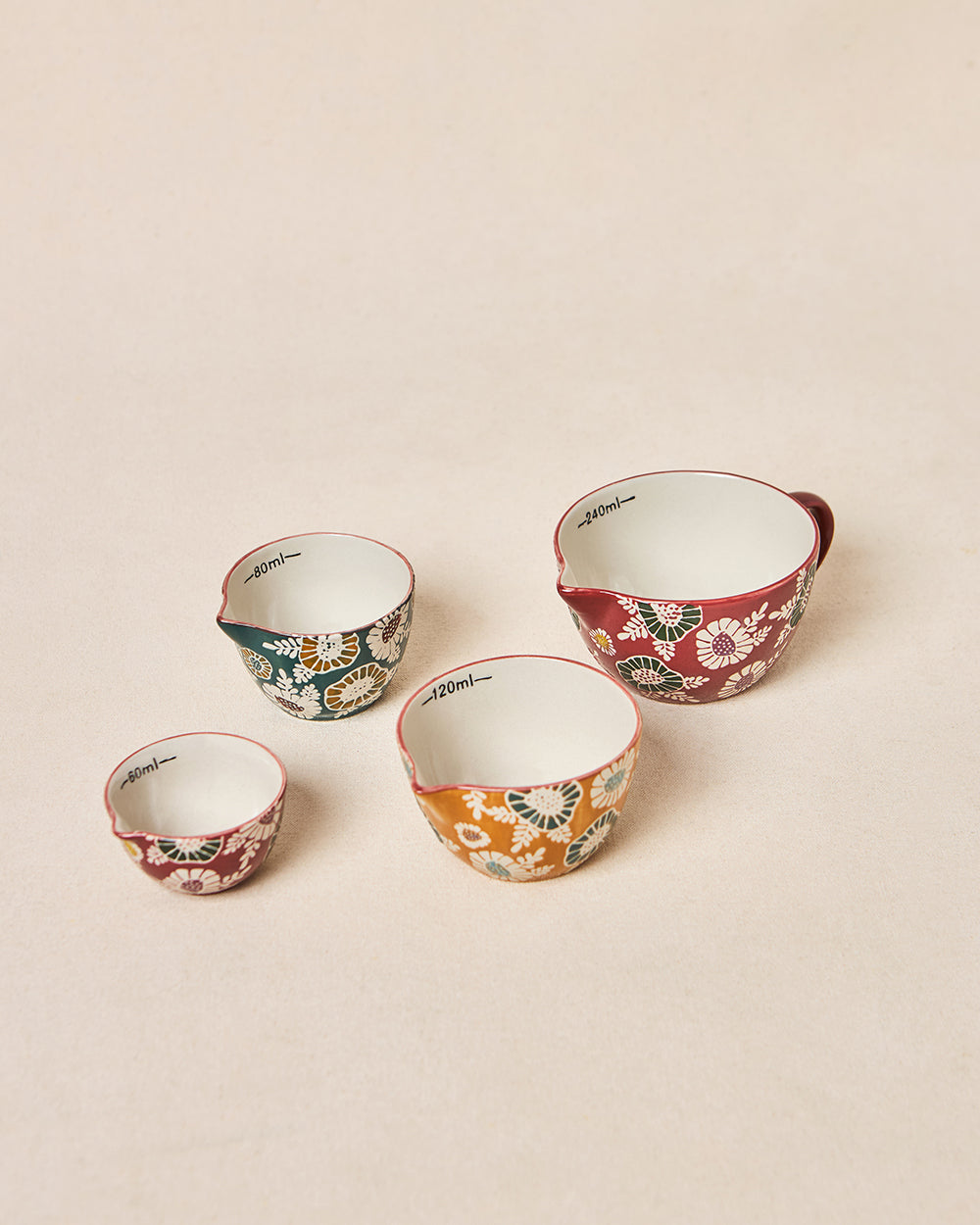 Wildflower Measurning Cup Set of 4 | Lost in Paradise