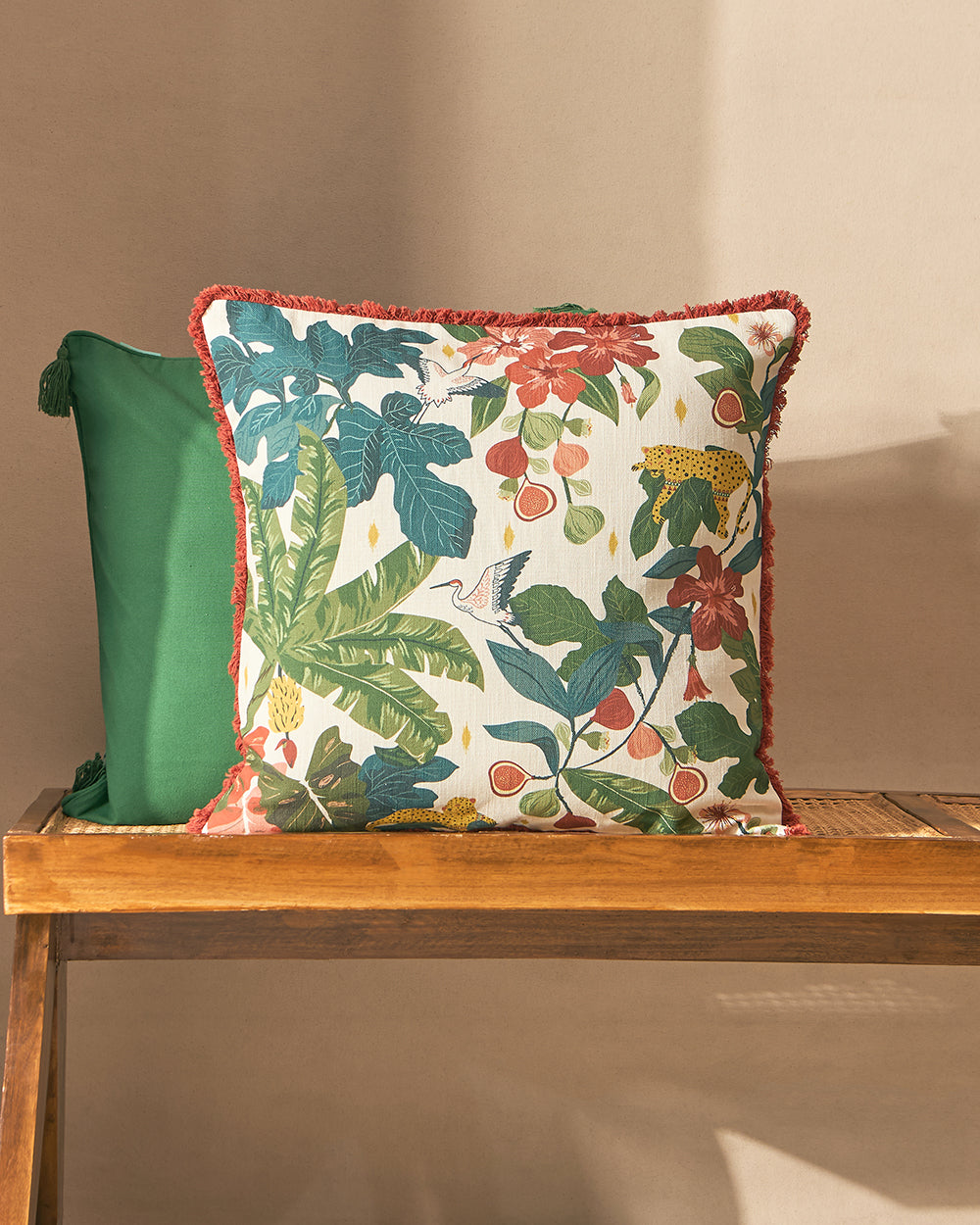 Wild Bloom Cushion Cover, 20" | Lost In Paradise