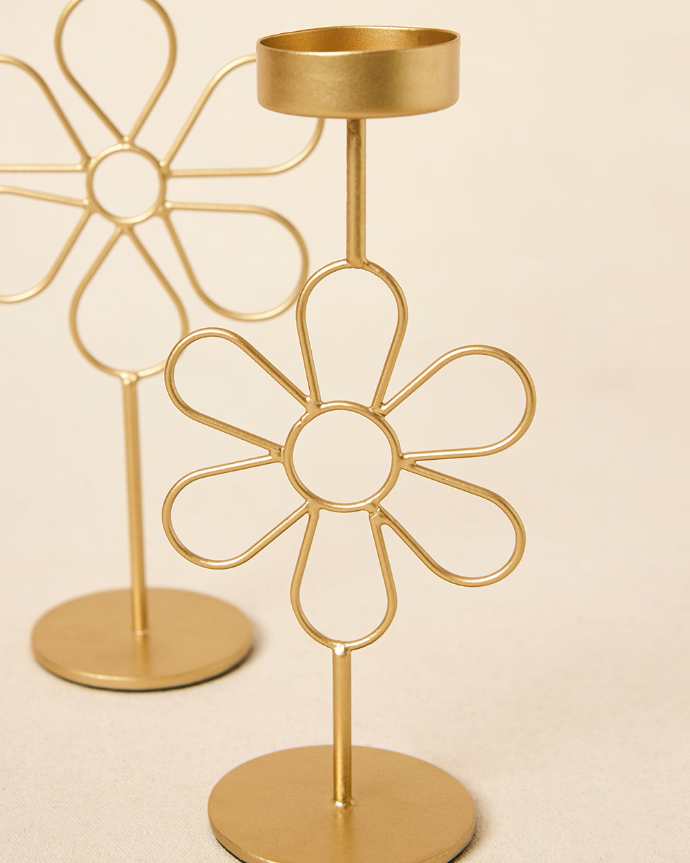 Phool Diya T-light Holders, Set of 2 | Palace Memoirs