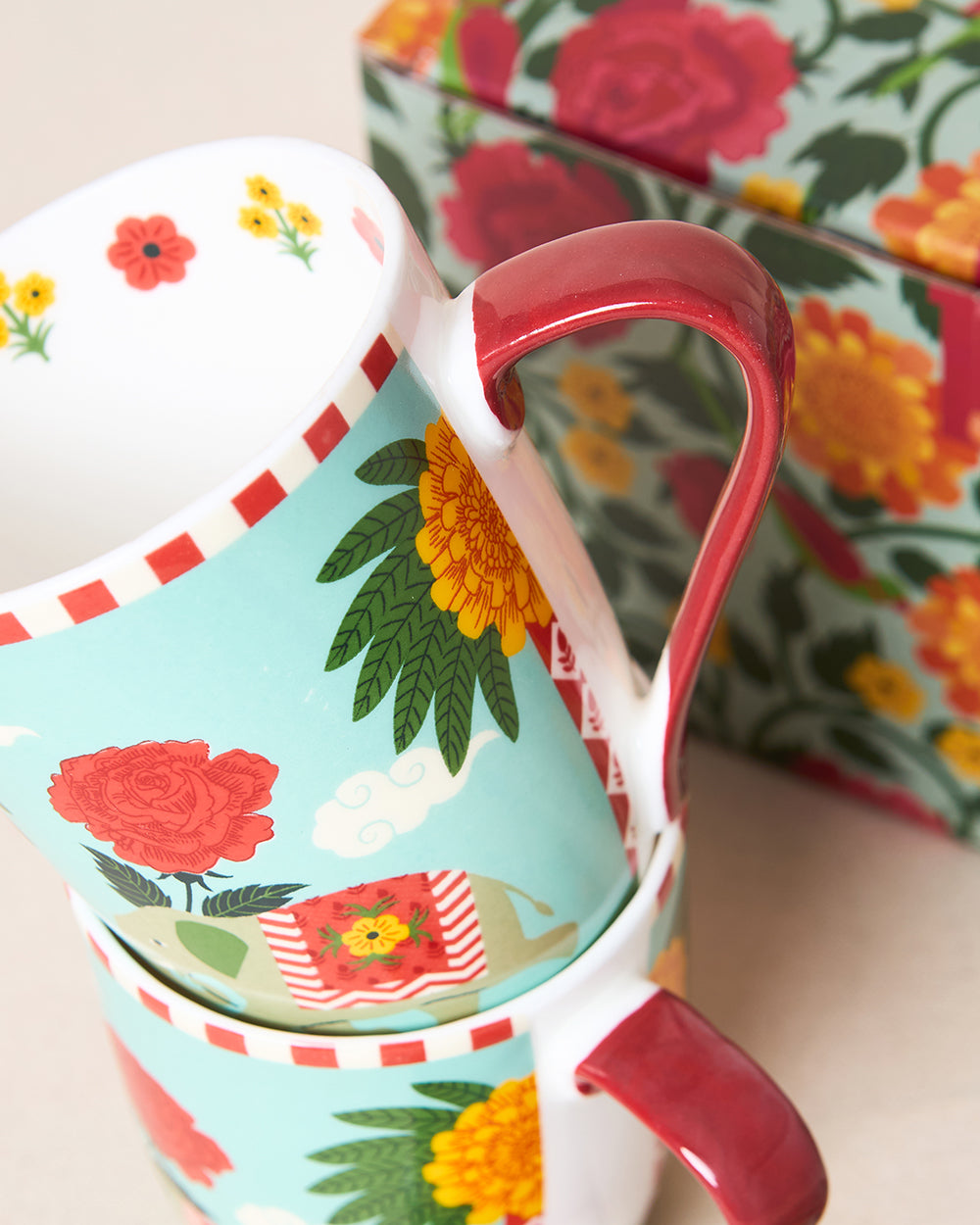 Royal Tusker Tea-Time Gift Set - Set of 4 | Palace Memoirs