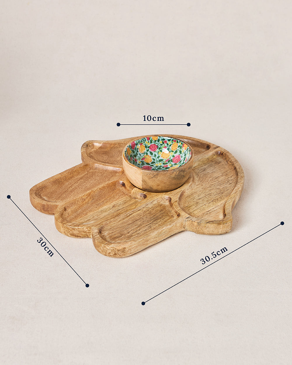 Hamsa Hand Chip & Dip Platter | Palace Memoirs