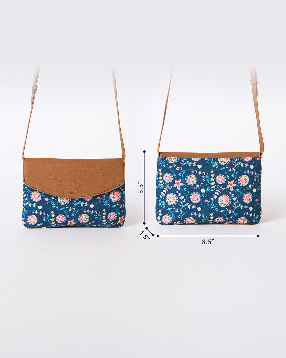 Teal By Chumbak Flap Sling Bag