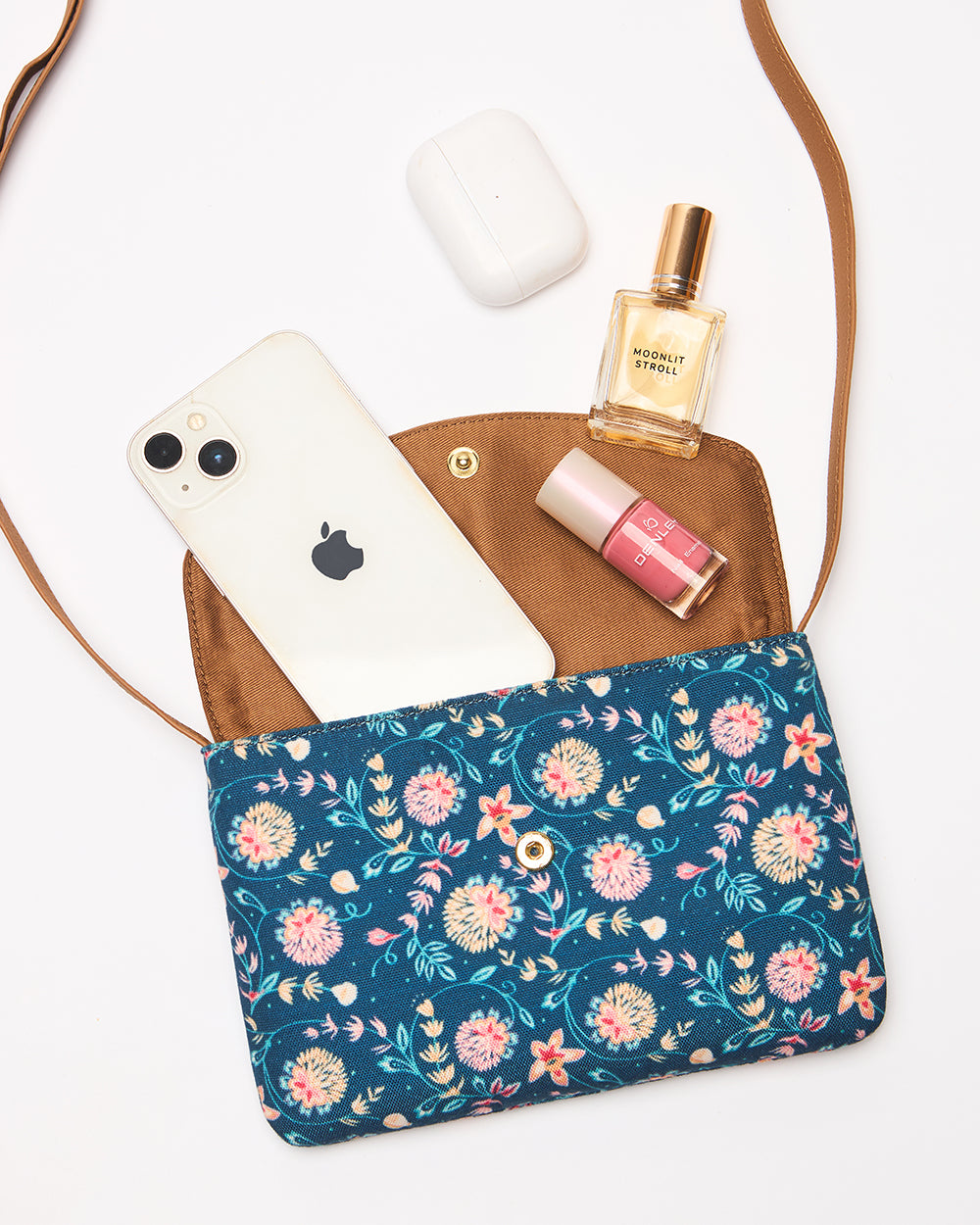 Teal By Chumbak Flap Sling Bag