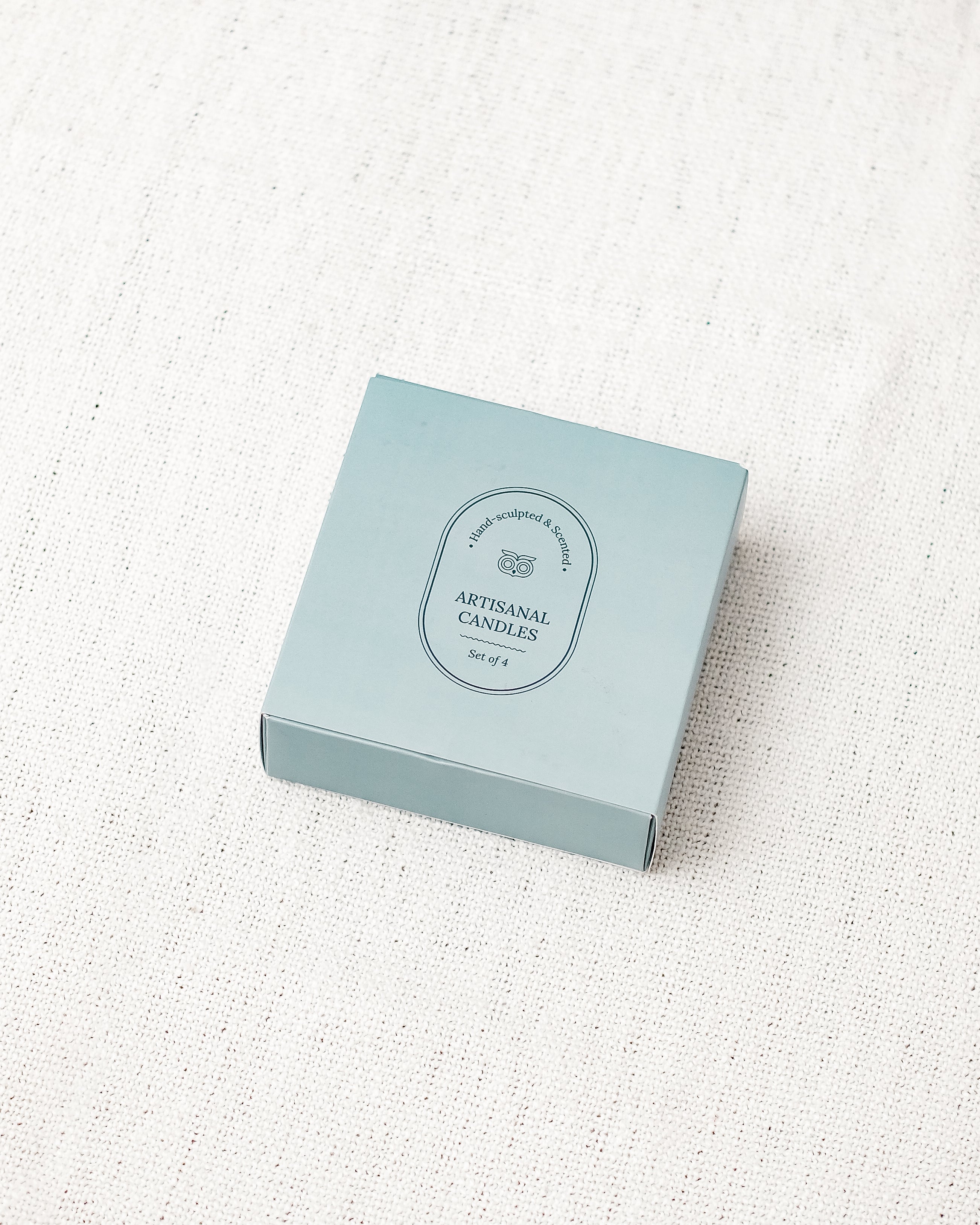 Holiday Glow Gift Shaped Candles | Set of 2