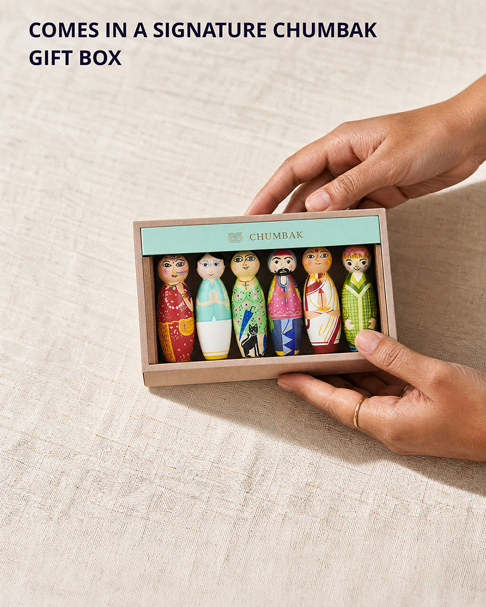 People of India Figurines Gift Box - Set of 6