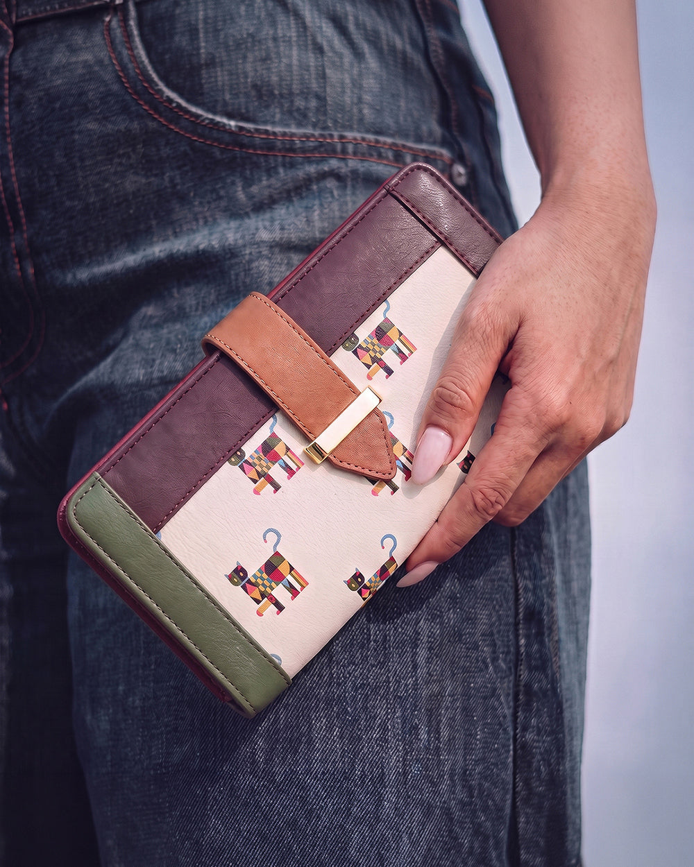 Kasauli Long Wallet - Ivory | Forest Folklore