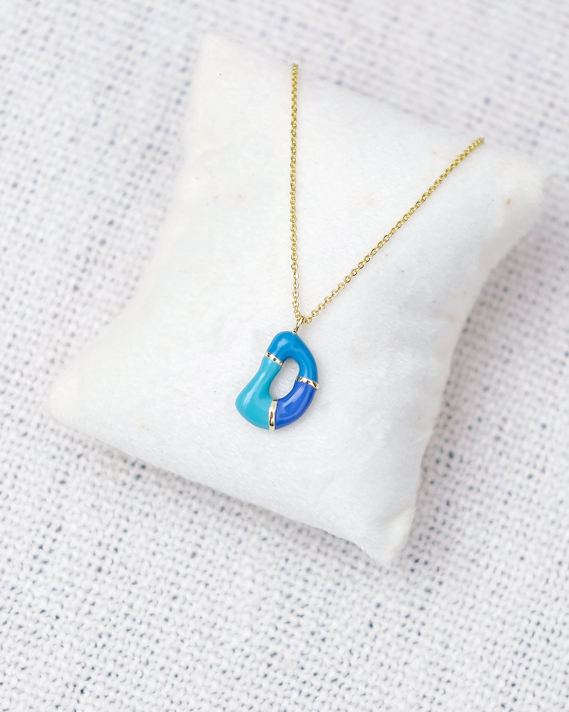 Alphabet  Charm + Chain - D