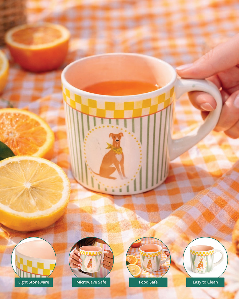 Limonata Hound Mug | Citrus Zest