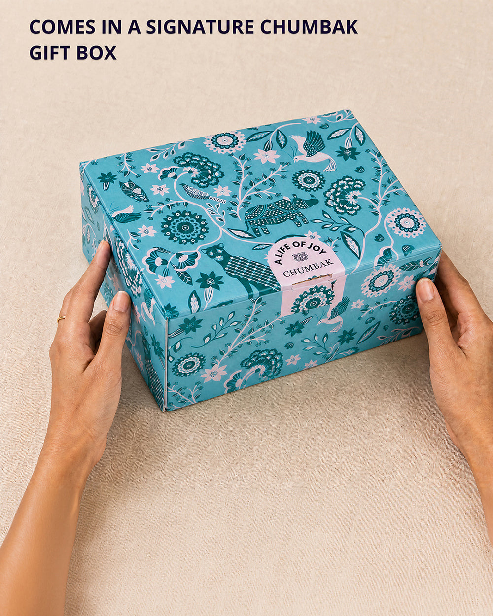 Ikat Paisley Dessert Bowls Gift Set - Set of 6, 160 ml