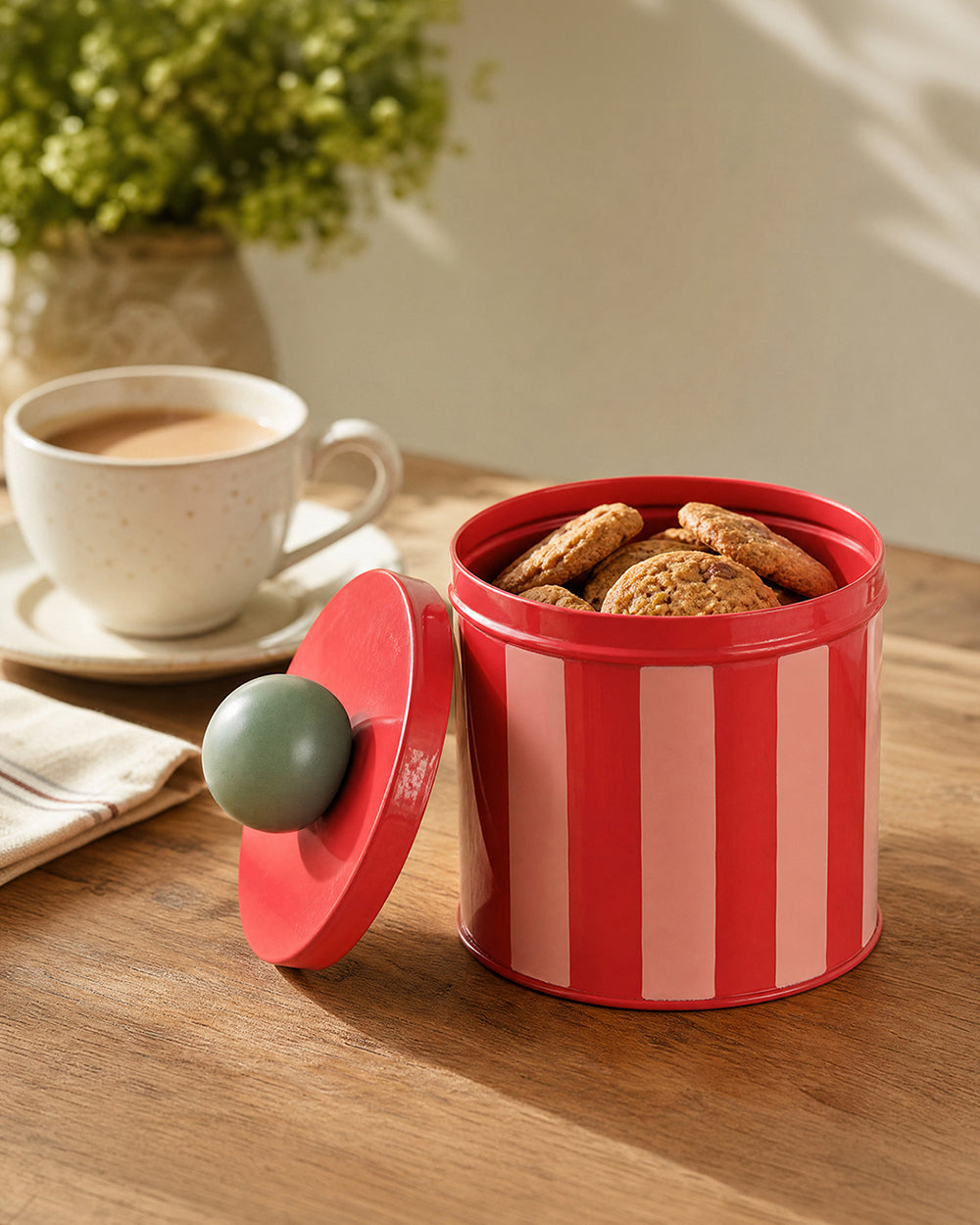 Circus Stripes Cookie Tin | Forest Folklore