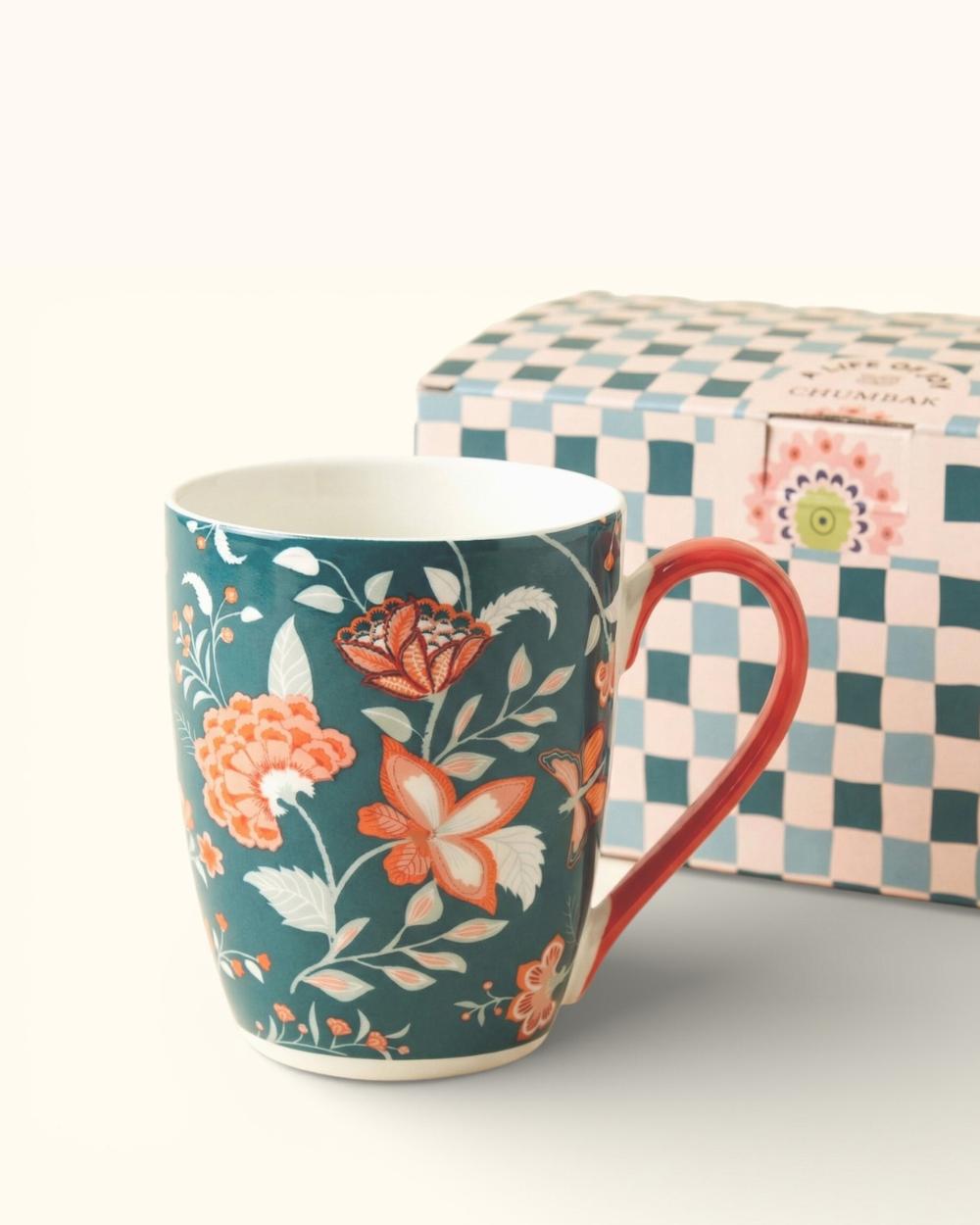 Chumbak Coffee & Joy Mug Gift Set of 2 | Comes in a Gift Box