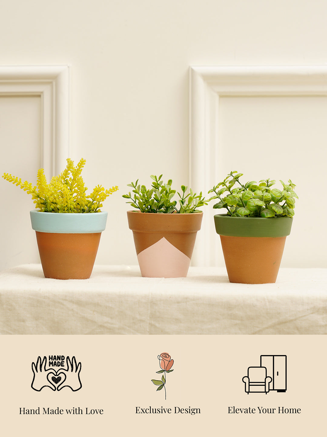 Cute Planter, Set of 3