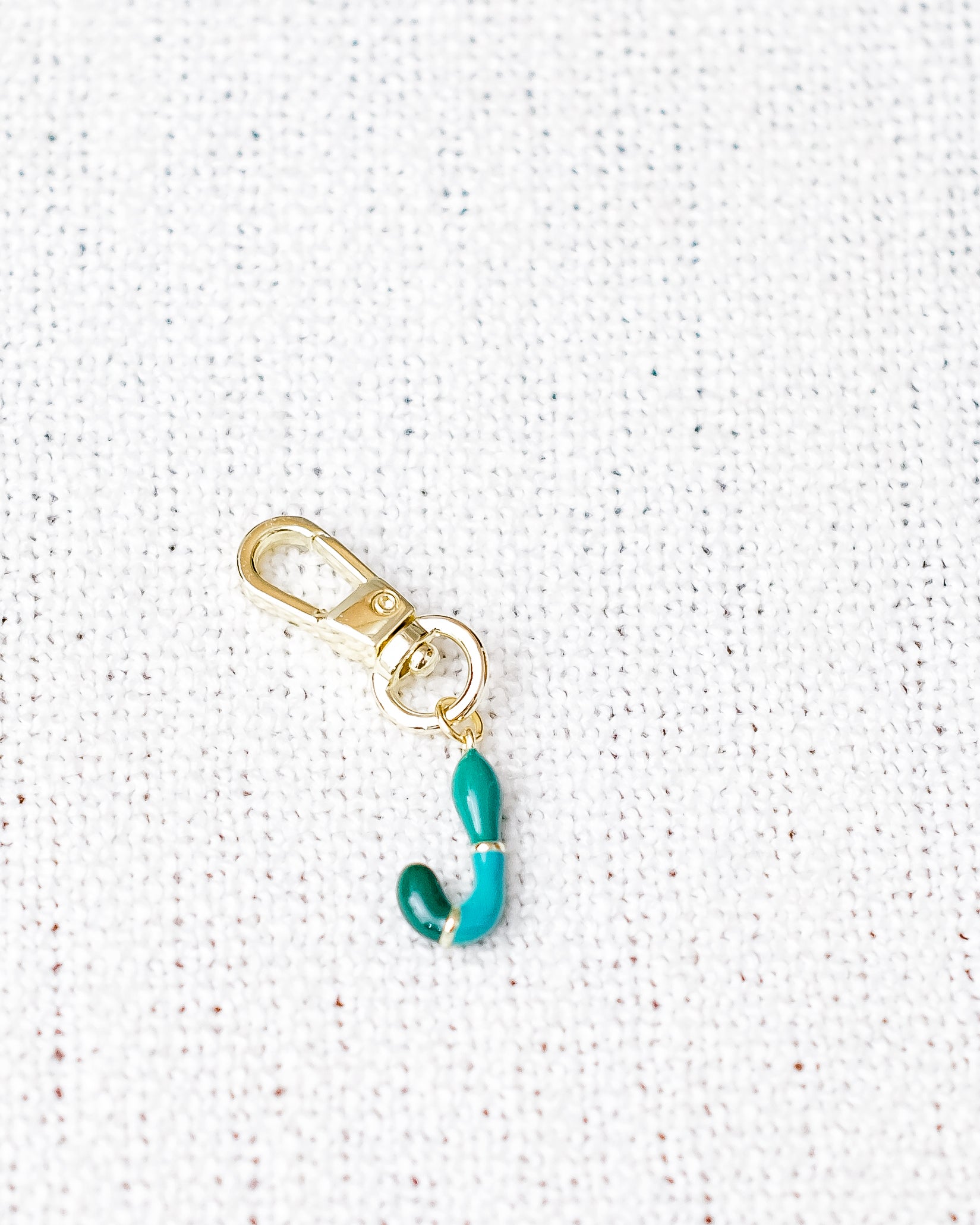 Alphabet Charm Hook - J