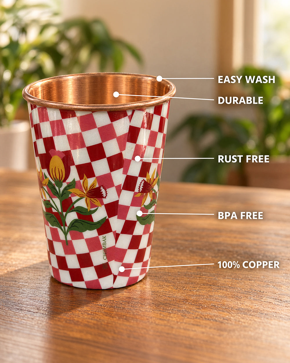 Patio Copper Glass | Haveli Socials