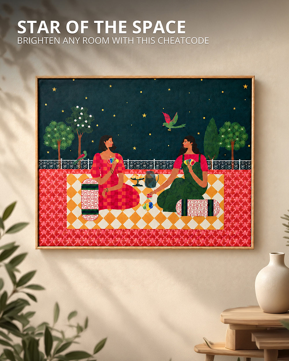Golden Shaam Canvas Art | Haveli Socials