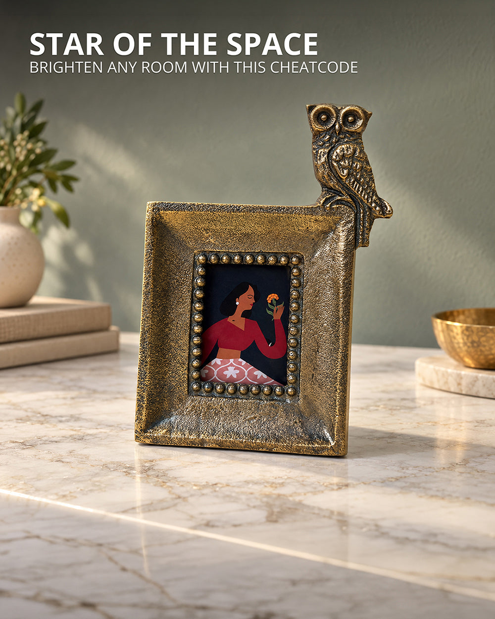 Golden Photo Frame | Haveli Socials
