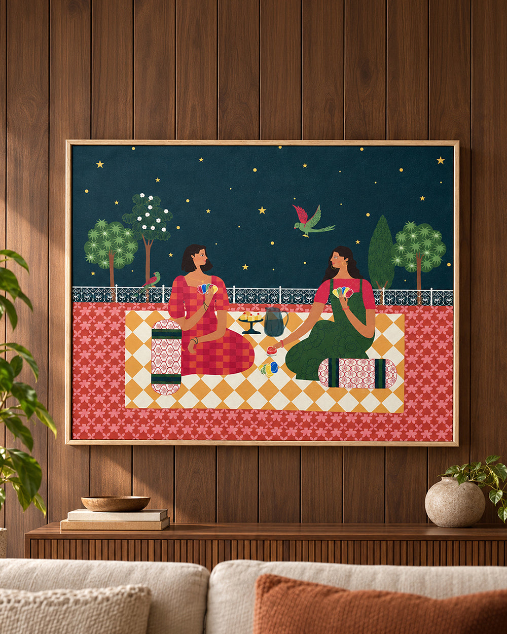 Golden Shaam Canvas Art | Haveli Socials