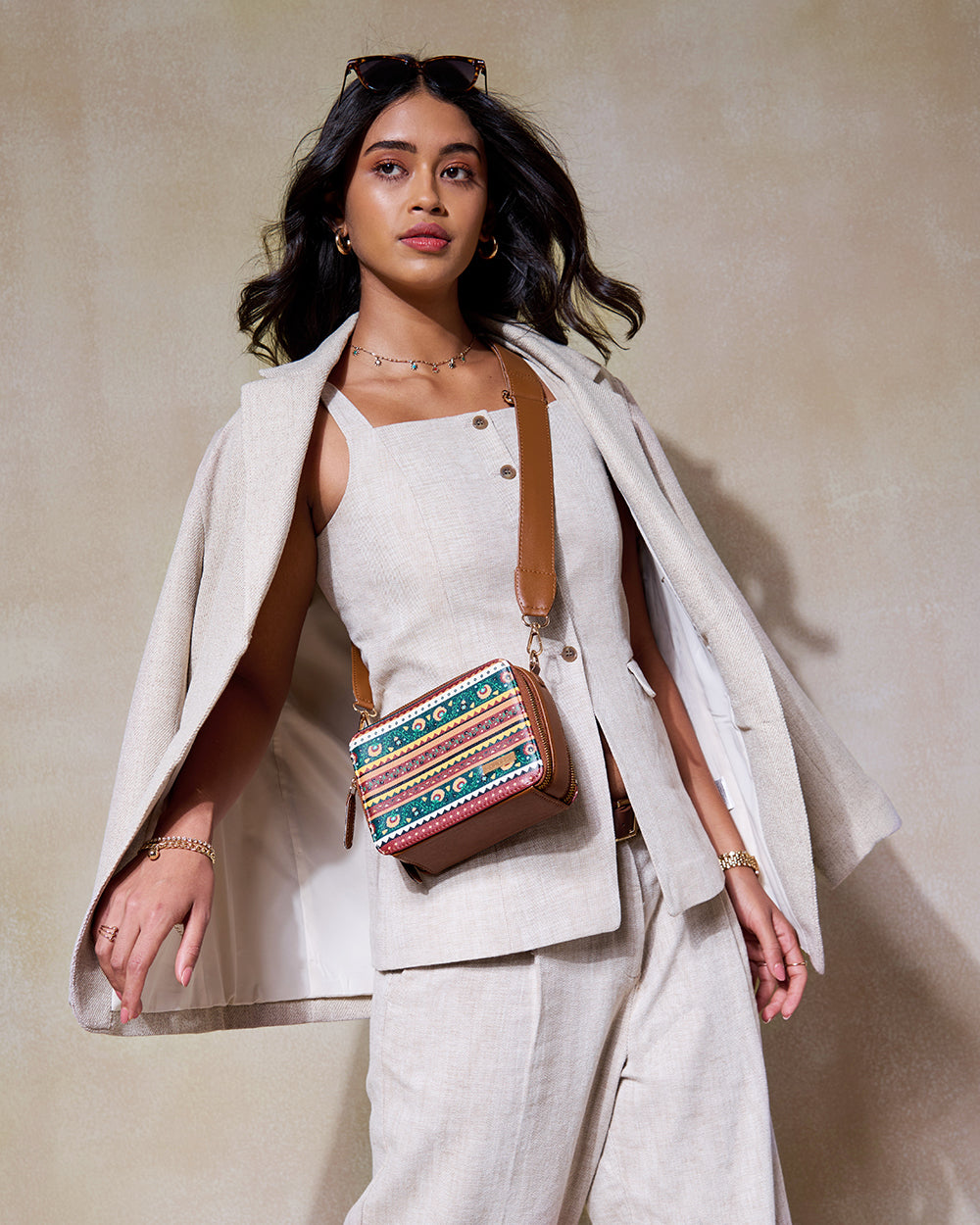The Jaipur Sling - Floral | Digital Nomad