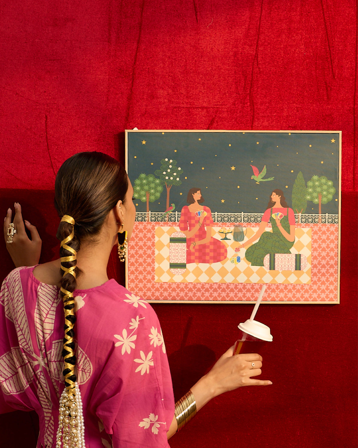 Golden Shaam Canvas Art | Haveli Socials