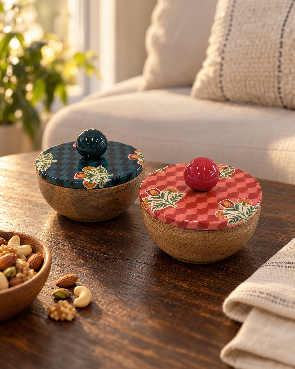 Patio Storage Bowls Set of 2 | Haveli Socials