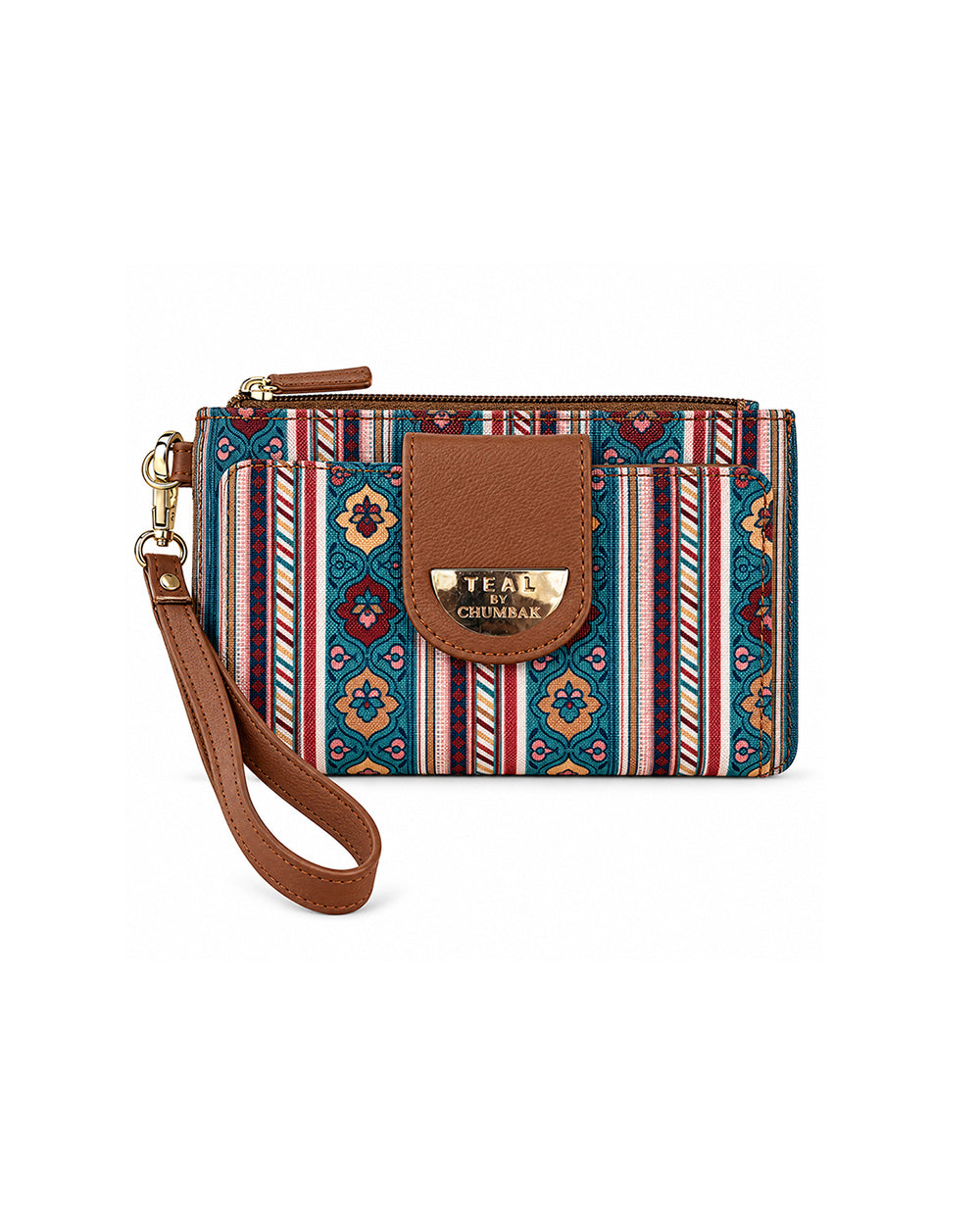 Teal by Chumbak Botanical Bail Wristlet Wallet