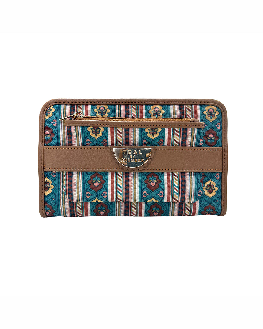 Teal by Chumbak Botanical Bail Long Wallet