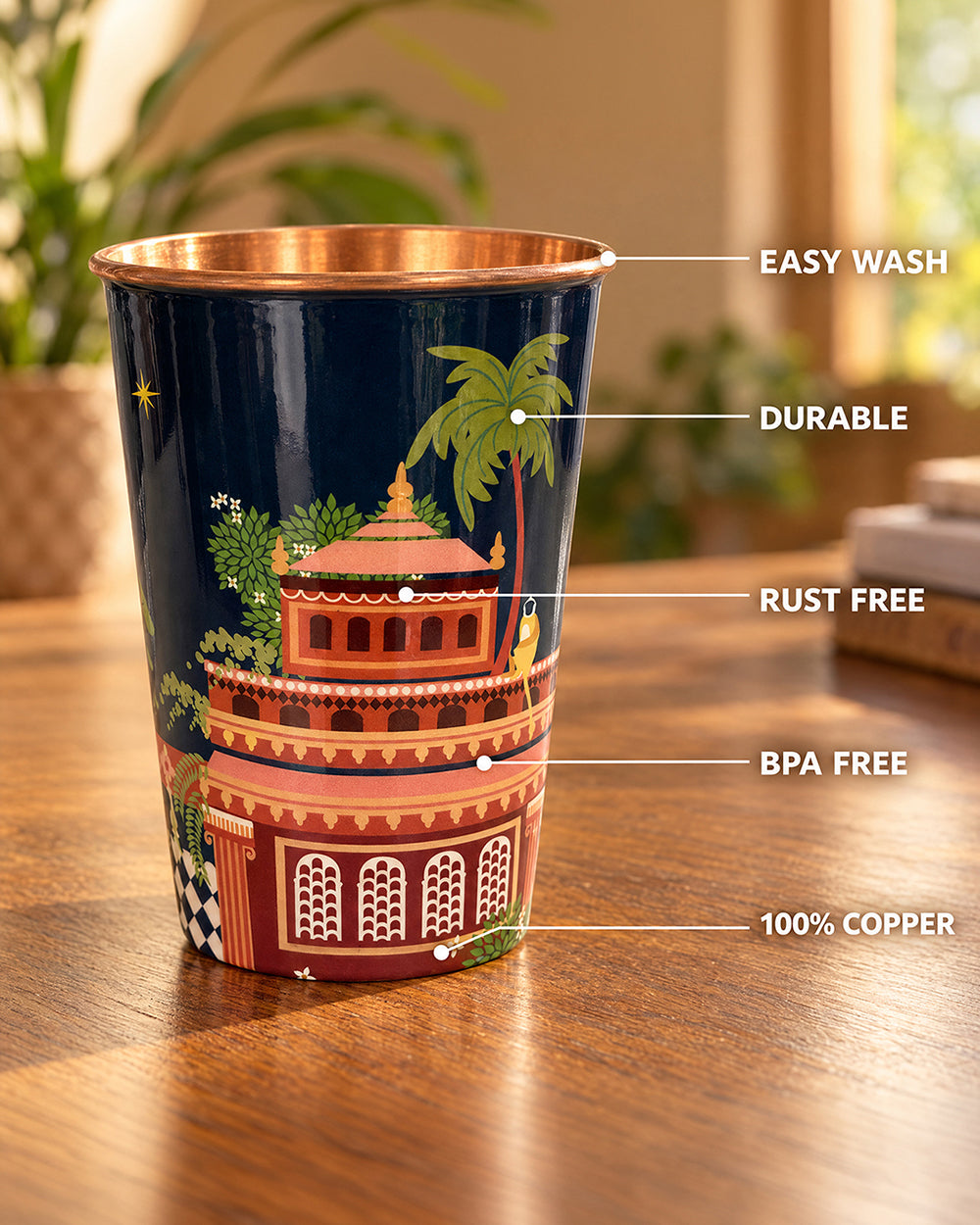 Outhouse Copper Tumbler | Haveli Socials