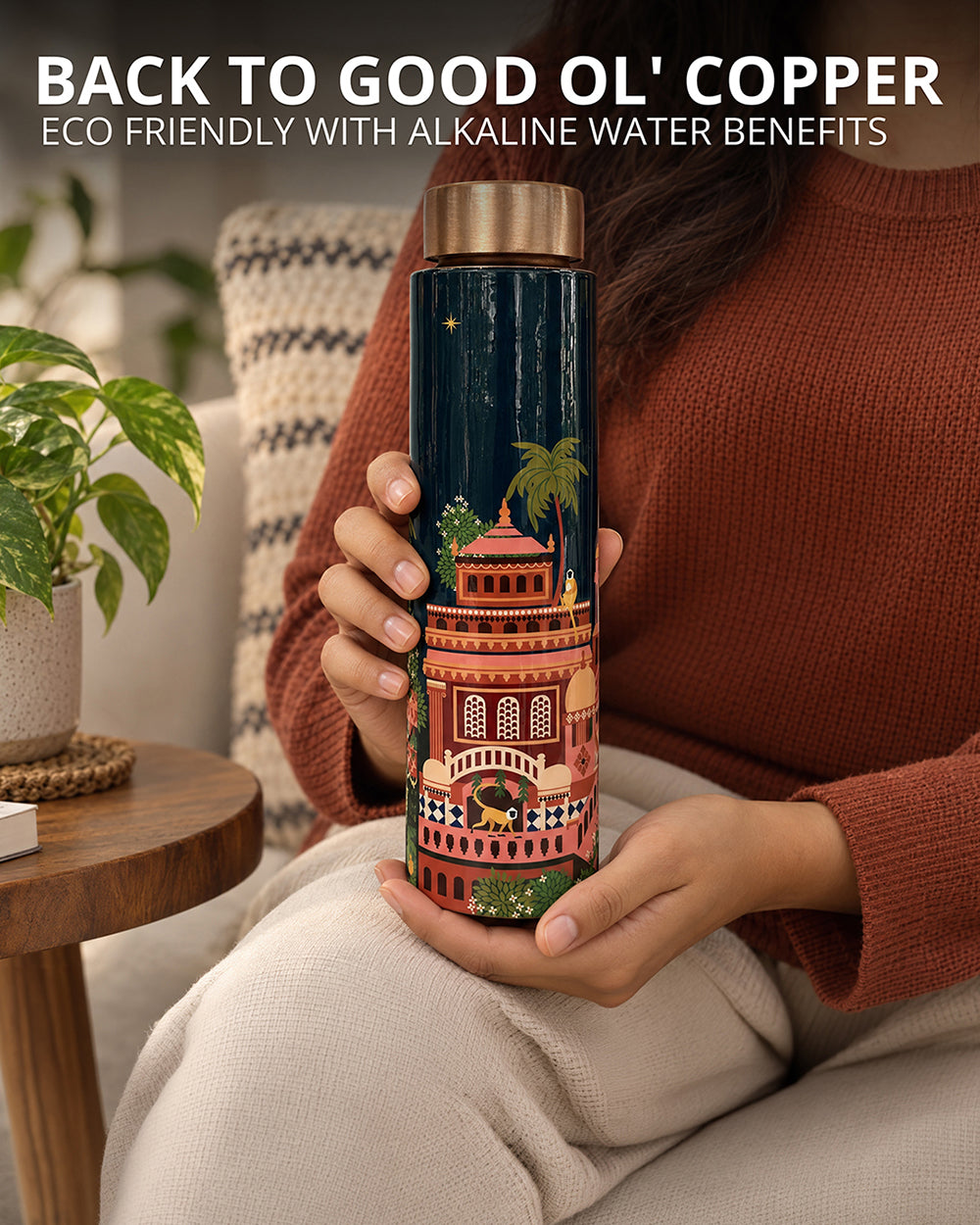 Outhouse Copper Bottle | Haveli Socials