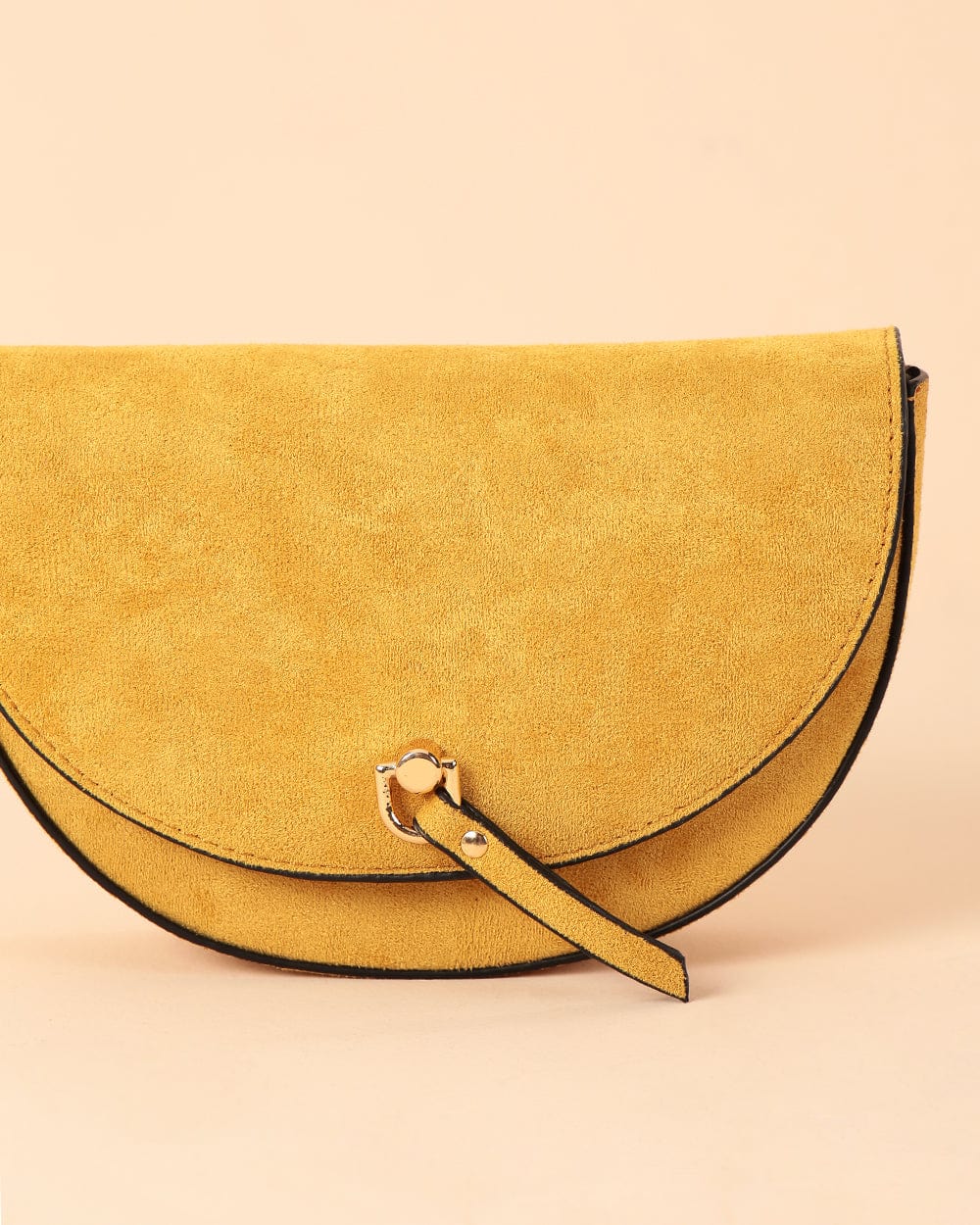 Chumbak Half Moon Sling Bag - Yellow