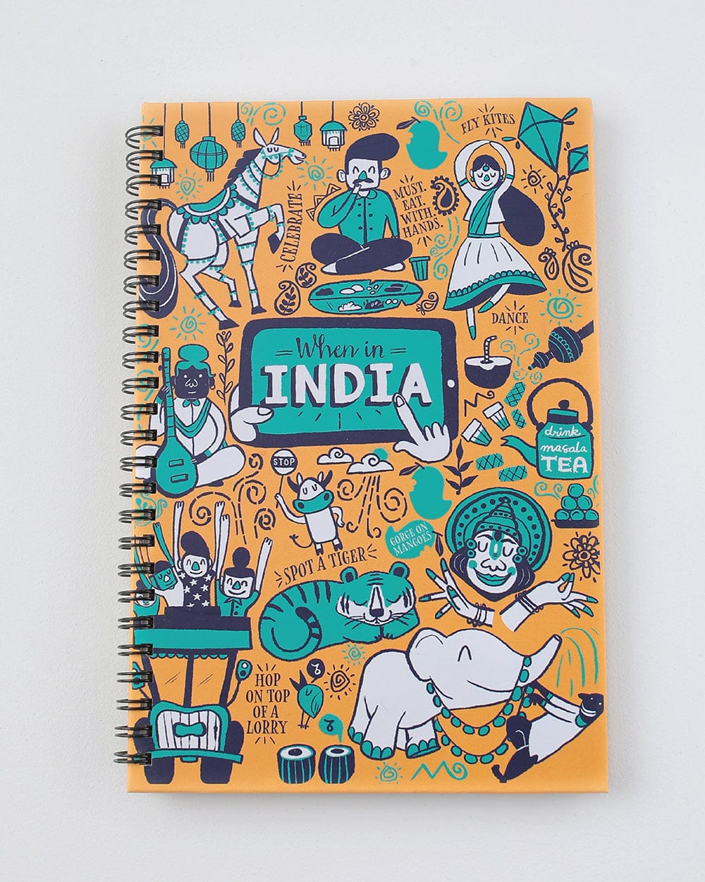 When In India Spiral Notebook